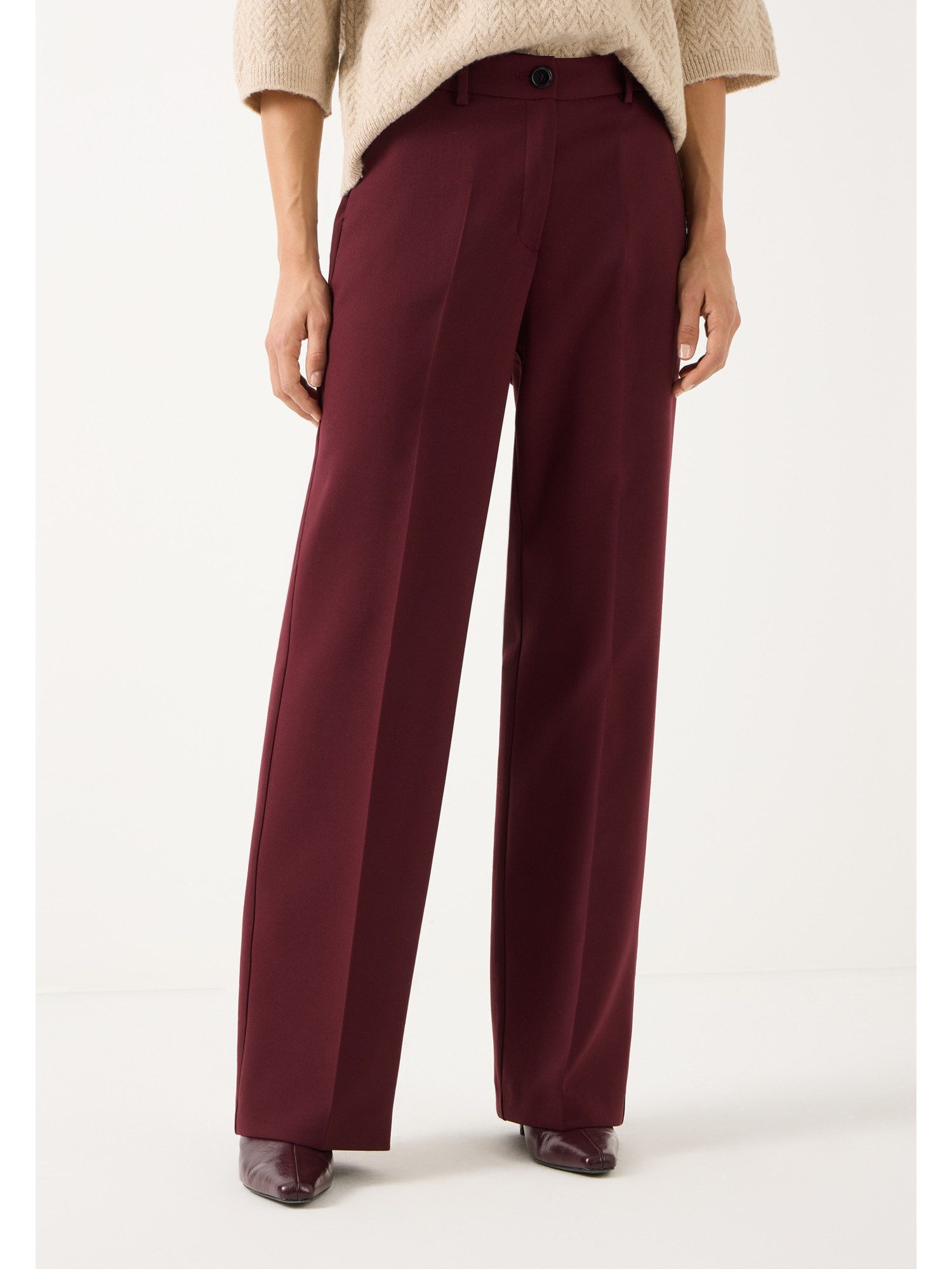 MORE&MORE Stoffhose elegante, gepflegte, weite Hose