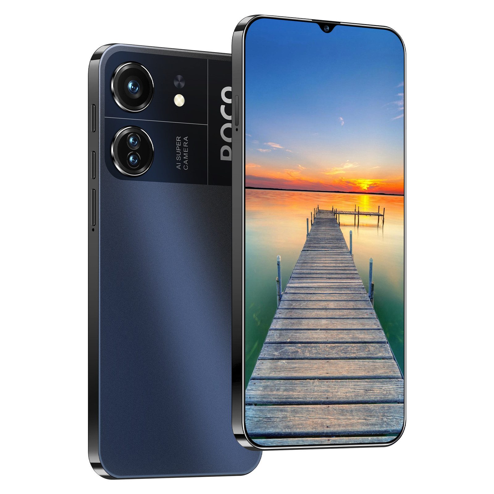 HT Entsperren Telefon Smartphone (6,3 Zoll, 8 MP Kamera, 2GRAM+16GROM, erweiterbar 128GB, unterstützt 4G FDD-LTE: B1/3/7/20)