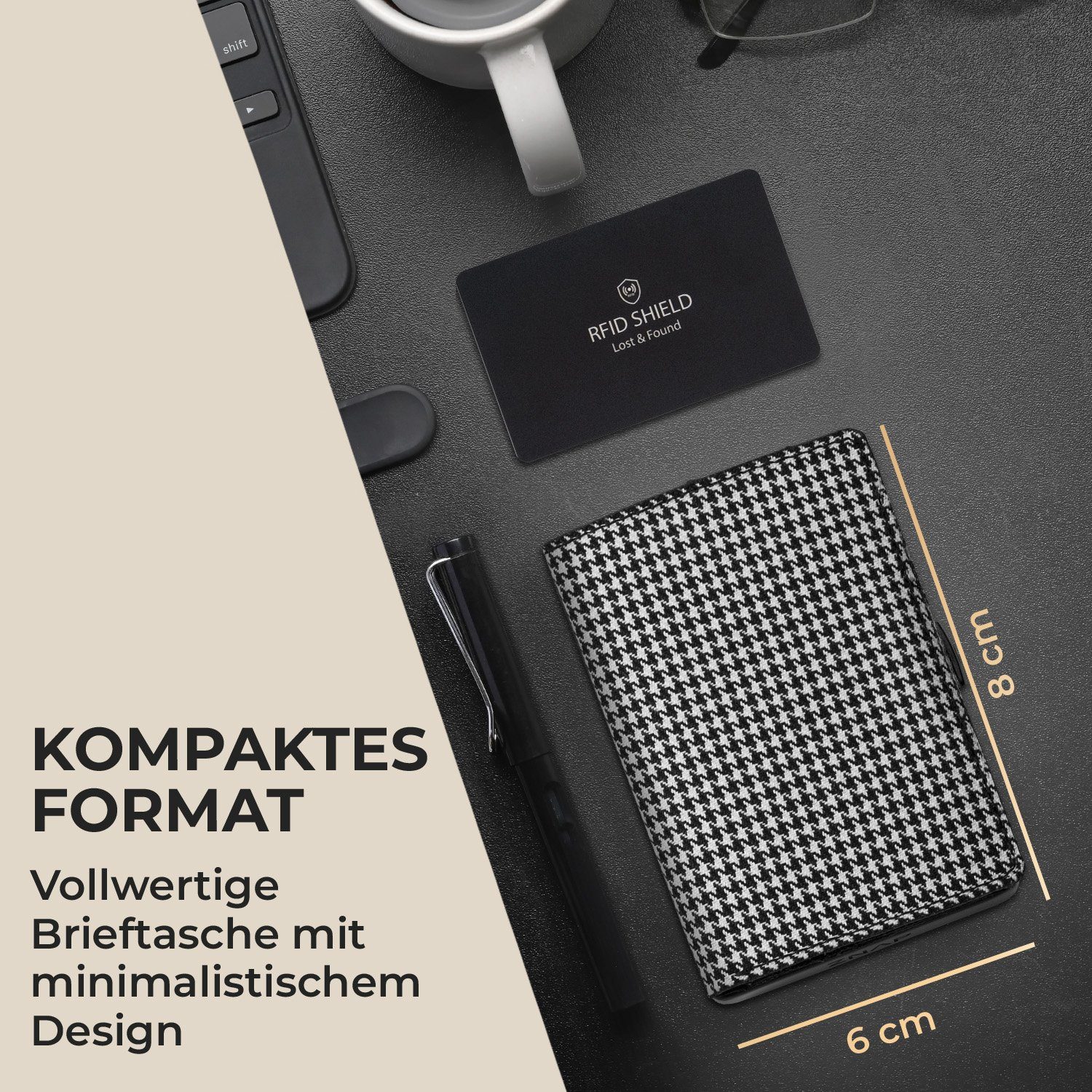 Slimpuro Geldbörse ZNAP Wallet (Set), Portemonnaie RFID-Schutz Bankkarten Geldscheine Münzen Damen Herren