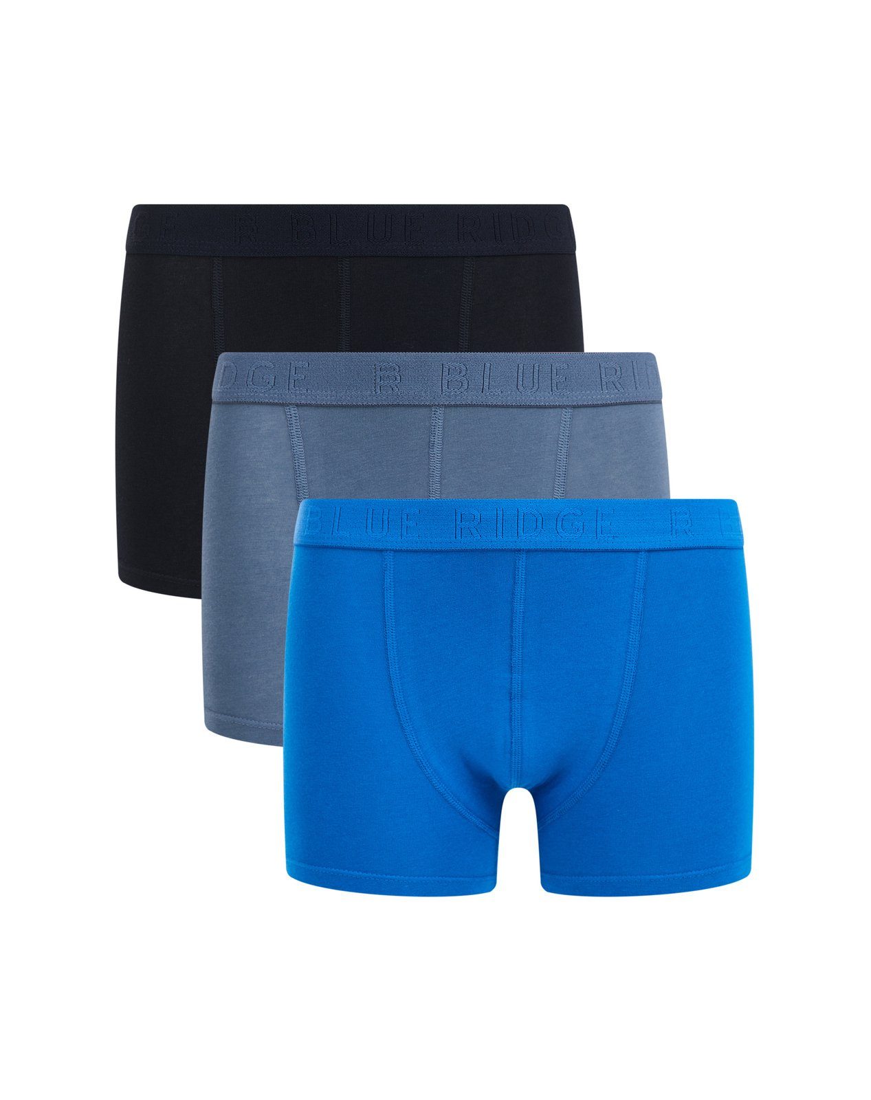 (3-St) Fashion WE Boxershorts Blau