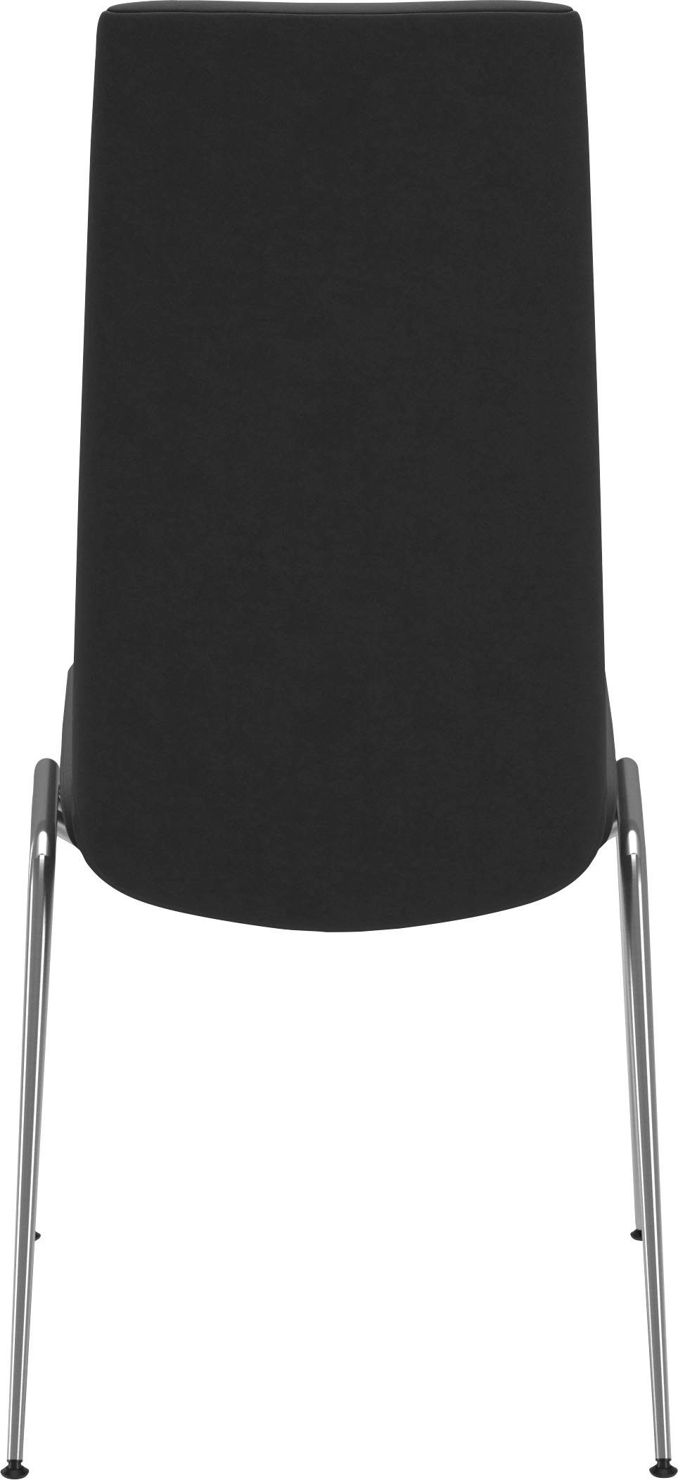 Stressless® Polsterstuhl aus Größe Laurel, M, Chrom Beinen in Stahl High mit Back, glänzend