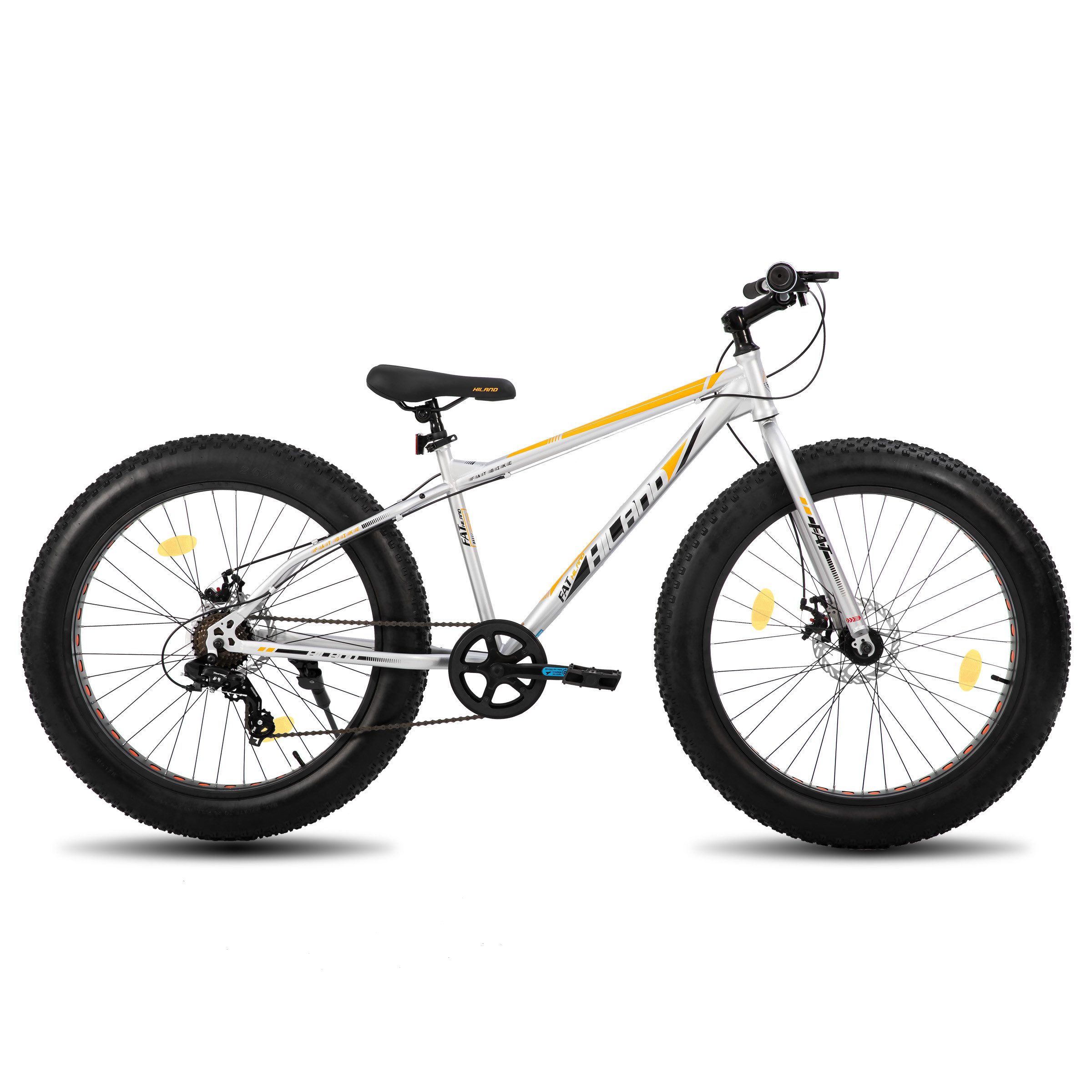 HILAND Fatbike 20 24 26 Zoll Kinder Fat Tire Fahrrad für Jungen Mädchen, Kinderfahrrad 7-Gang, Doppel scheibenbremse Kinder Mountainbike
