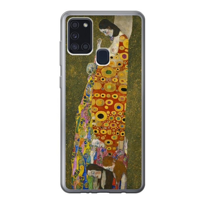 MuchoWow Handyhülle Hoffnung II - Gemälde von Gustav Klimt Handyhülle Samsung Galaxy A21s Smartphone-Bumper Print Handy