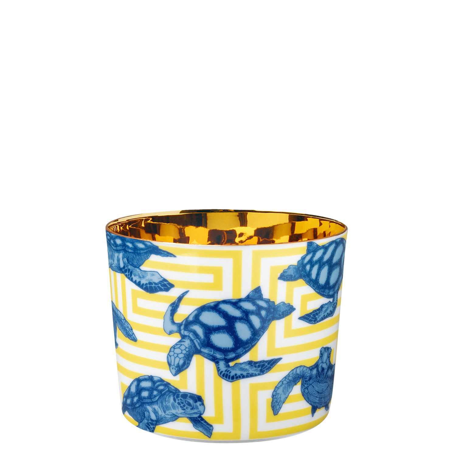 Sieger by Fürstenberg Champagnerglas Sieger by Fürstenberg Champagnerbecher THE TURTLES, Porzellan, 24 Karat Gold