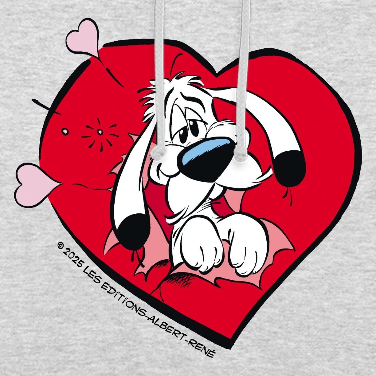 Spreadshirt Hoodie Asterix & Obelix Idefix Ist Verliebt Unisex Hoodie (1-tlg)