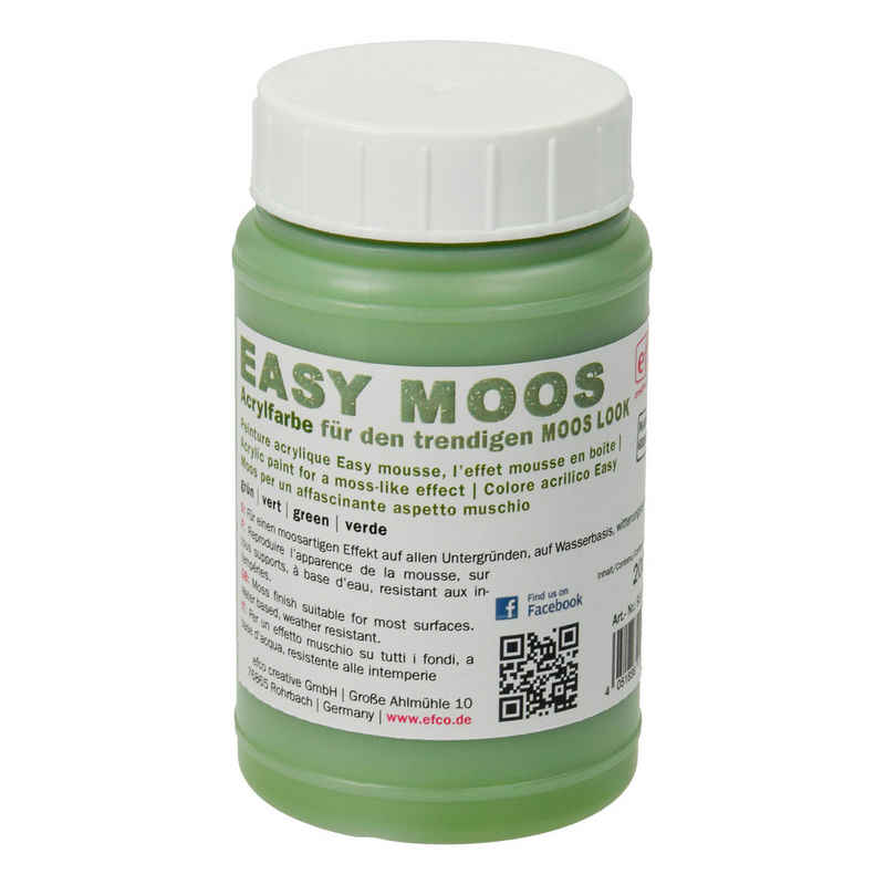 efco Bastelfarbe Easy Moos Farbe, 200 ml