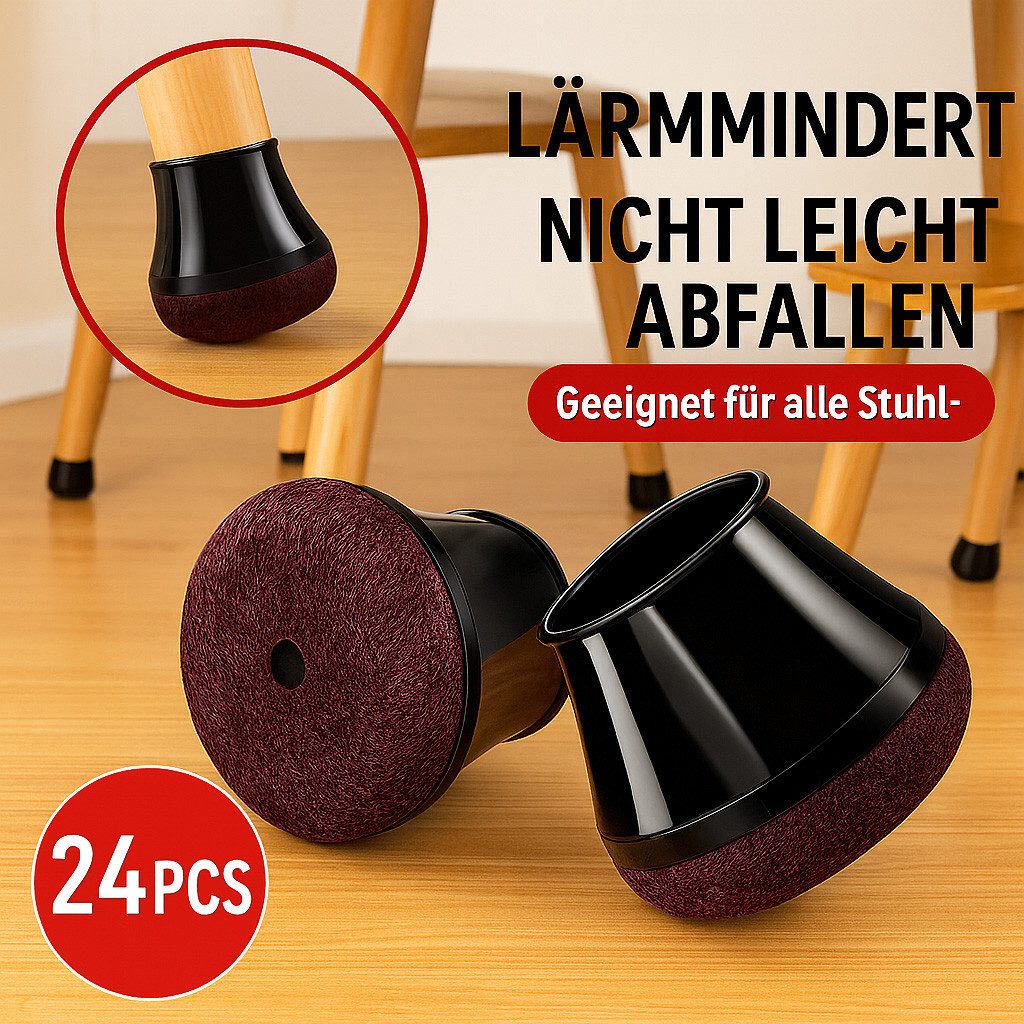 JASLIFE Stuhlbezug 24 Stück Stuhlbeinschoner Stuhlbeinkappen mit Filz, Stuh günstig online kaufen