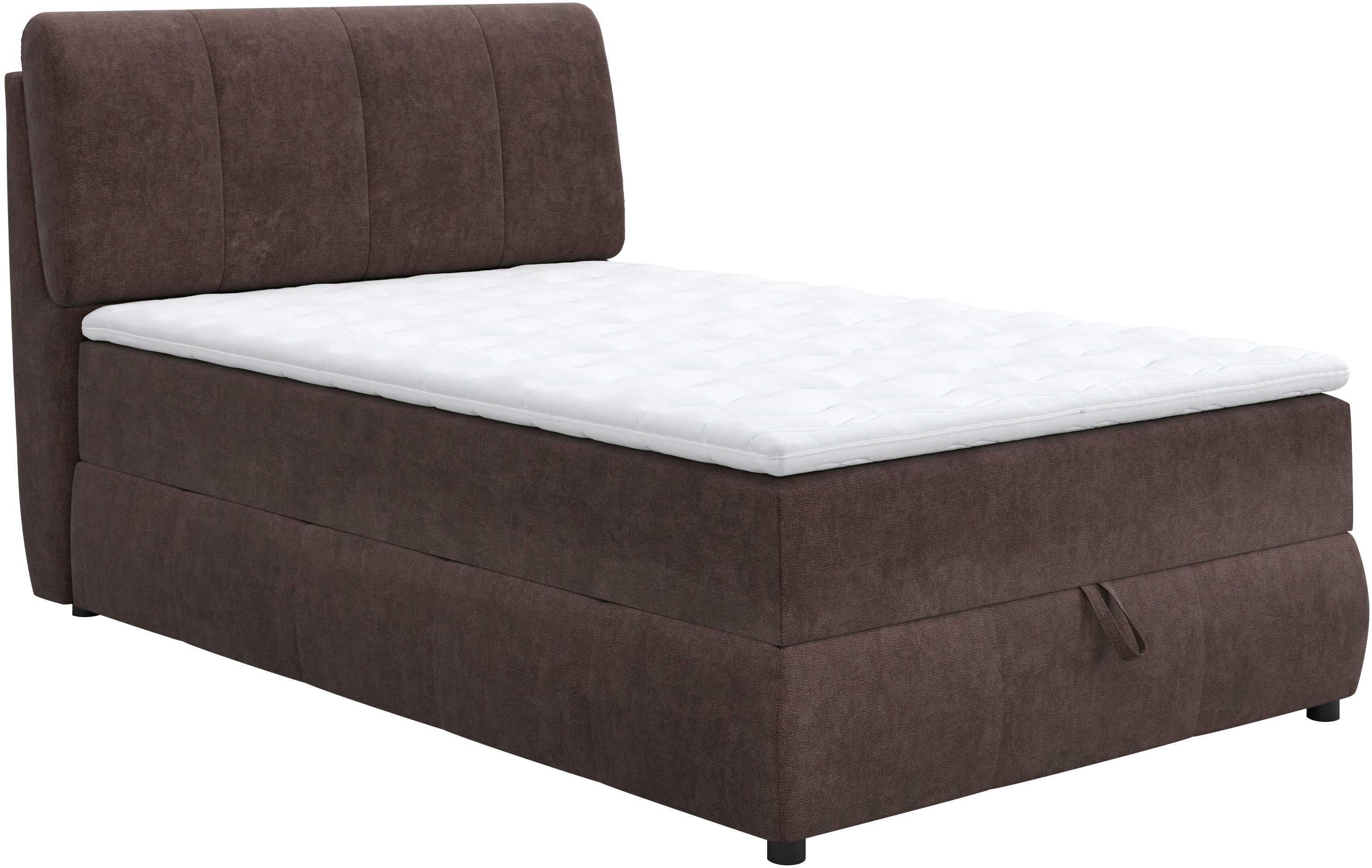 COTTA Boxbett Cooper, inkl. Topper, Bettkasten und verstellbarem Kopfteil