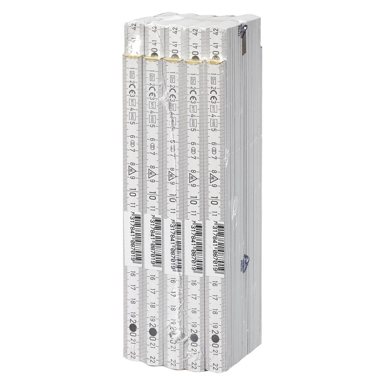 Hultafors Zollstock 10 x Hultafors Zollstock Gliedermaßstab 2 Meter, Farbe nach Wahl