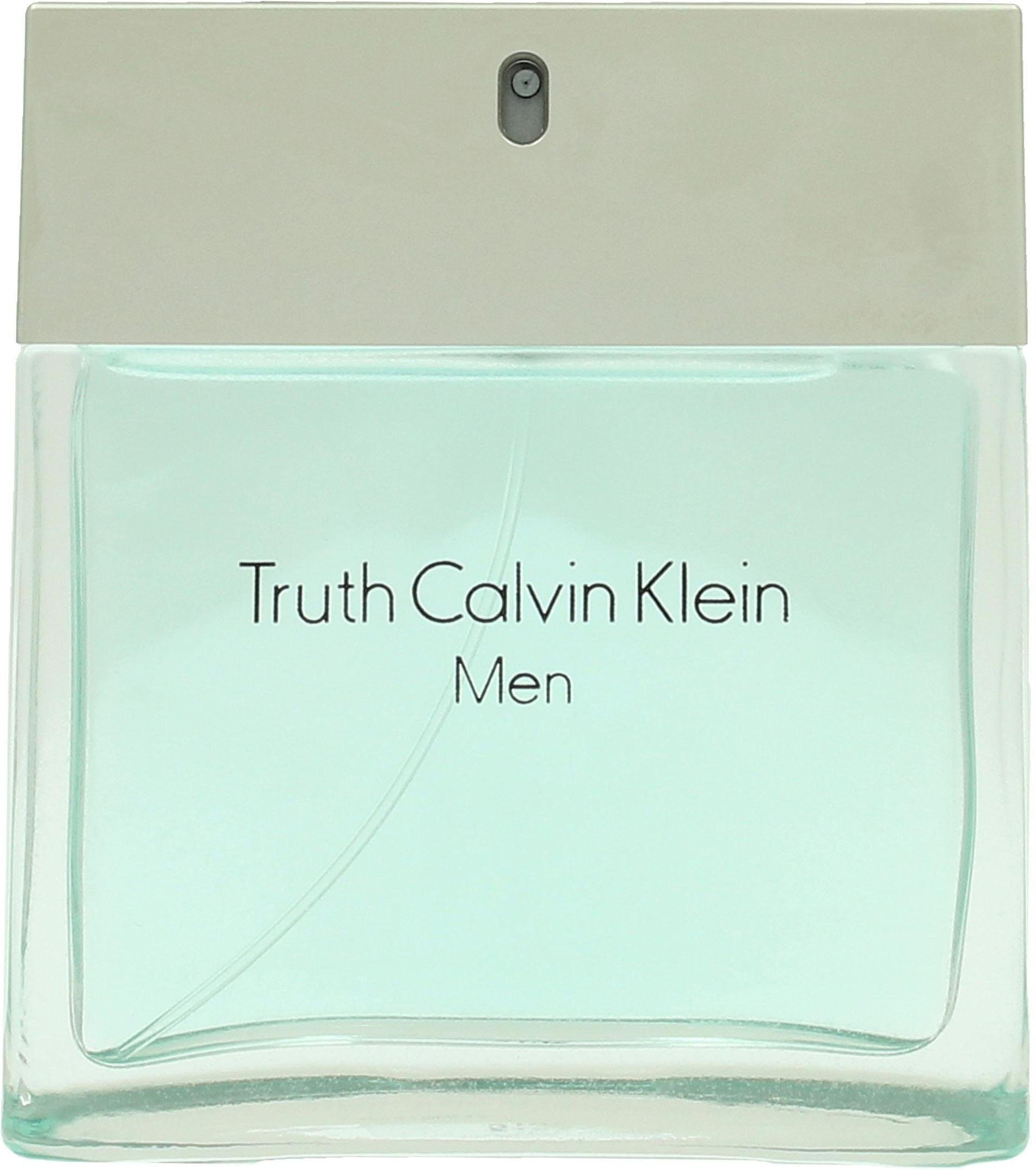 Calvin Klein Eau de Toilette Truth Men, Würziger Duft mit Pfeffer, Sandelholz, Basilikum, Kardamom und Leder.