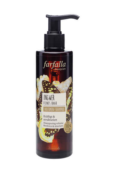 Farfalla Haarshampoo Ingwer Volumen-Shampoo 200 ml, 1-tlg.