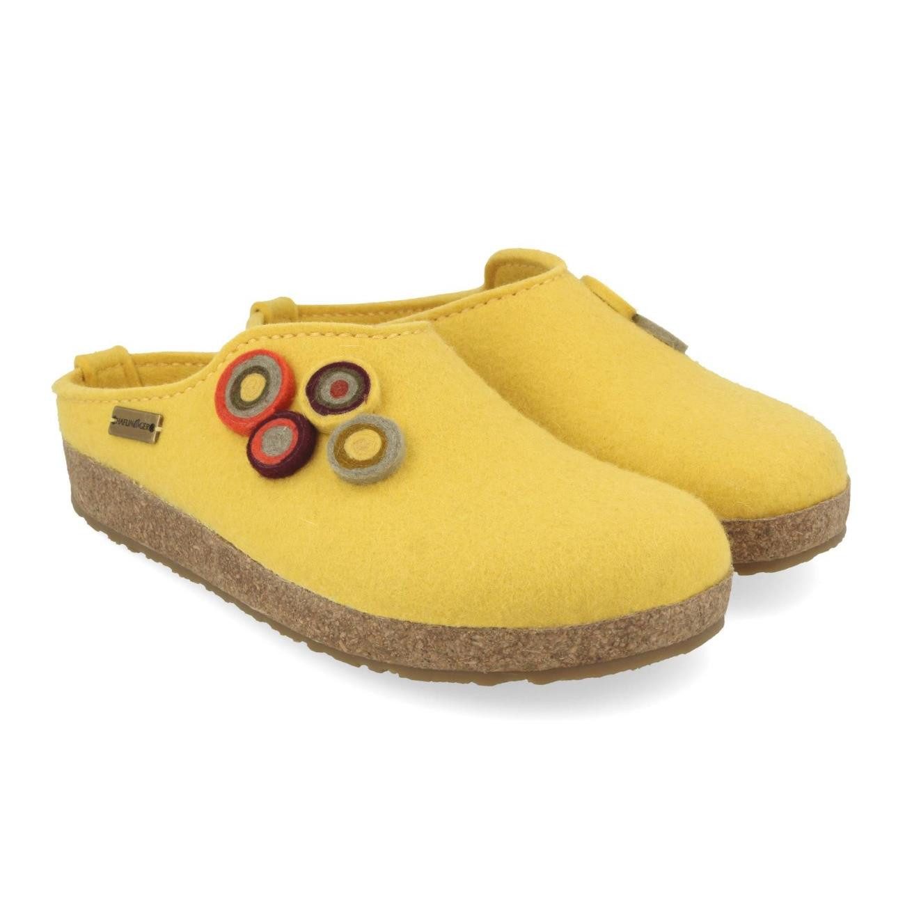 Haflinger Haflinger Damen Hausschuh Grizzly Kanon Clog
