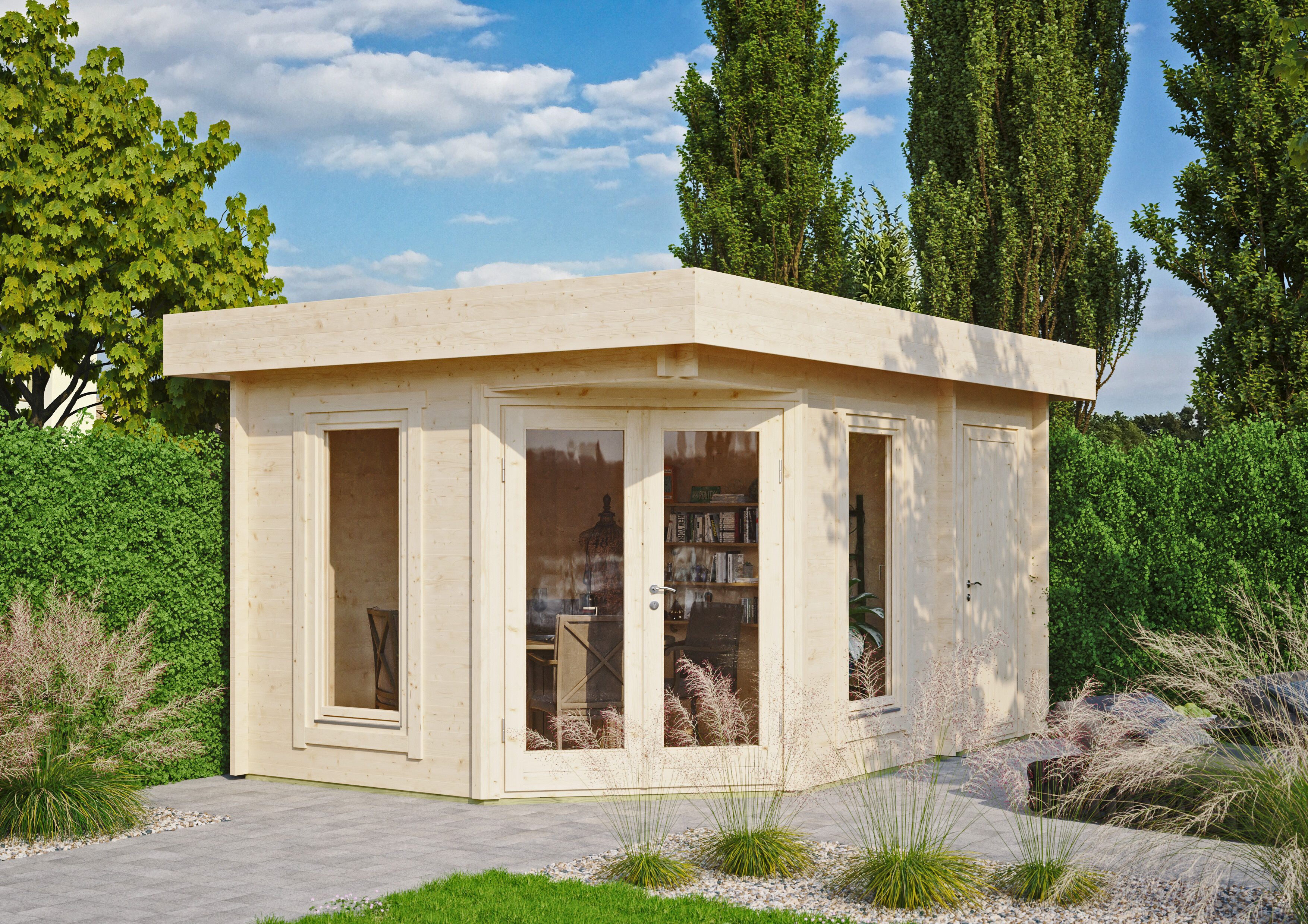 Fjordholz Gartenhaus Nora 44 C Modern