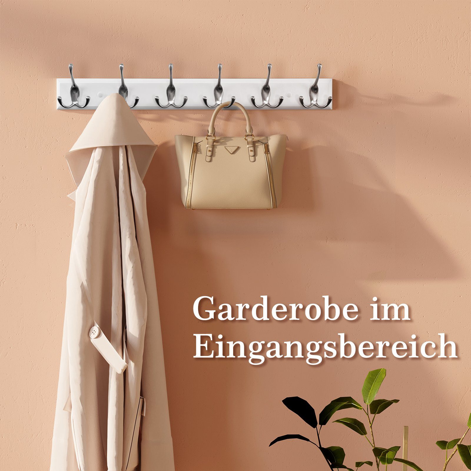 EUGAD Garderobenhaken (1 St), Kleiderhaken Wand, günstig online kaufen