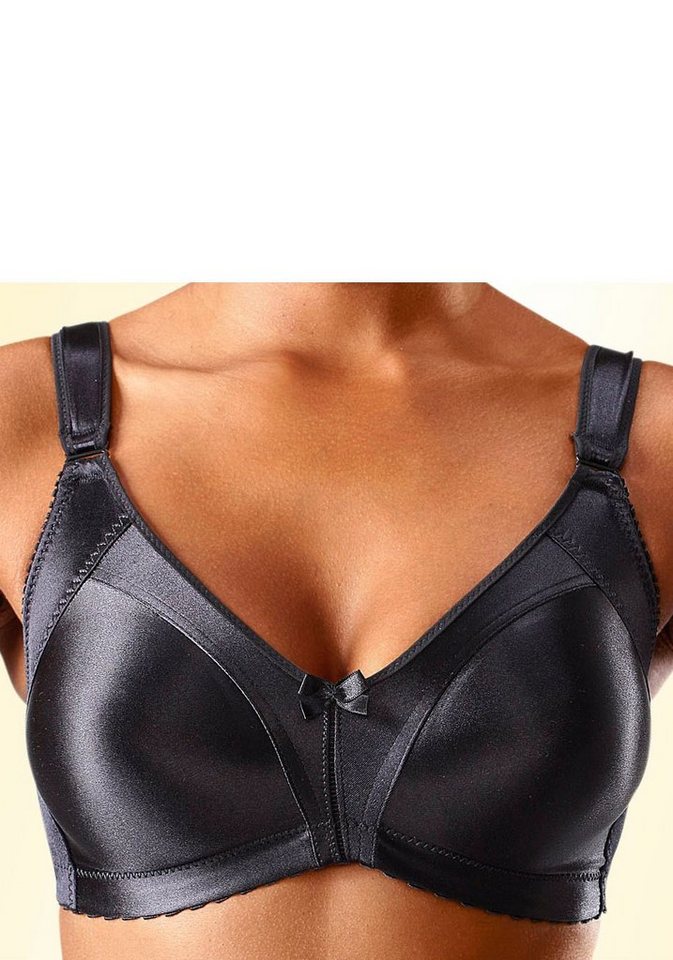 Naturana Minimizer-BH Minimizer (1-tlg) Shaping-Effekt, breite Träger, feminin, ohne Bügel, Satin