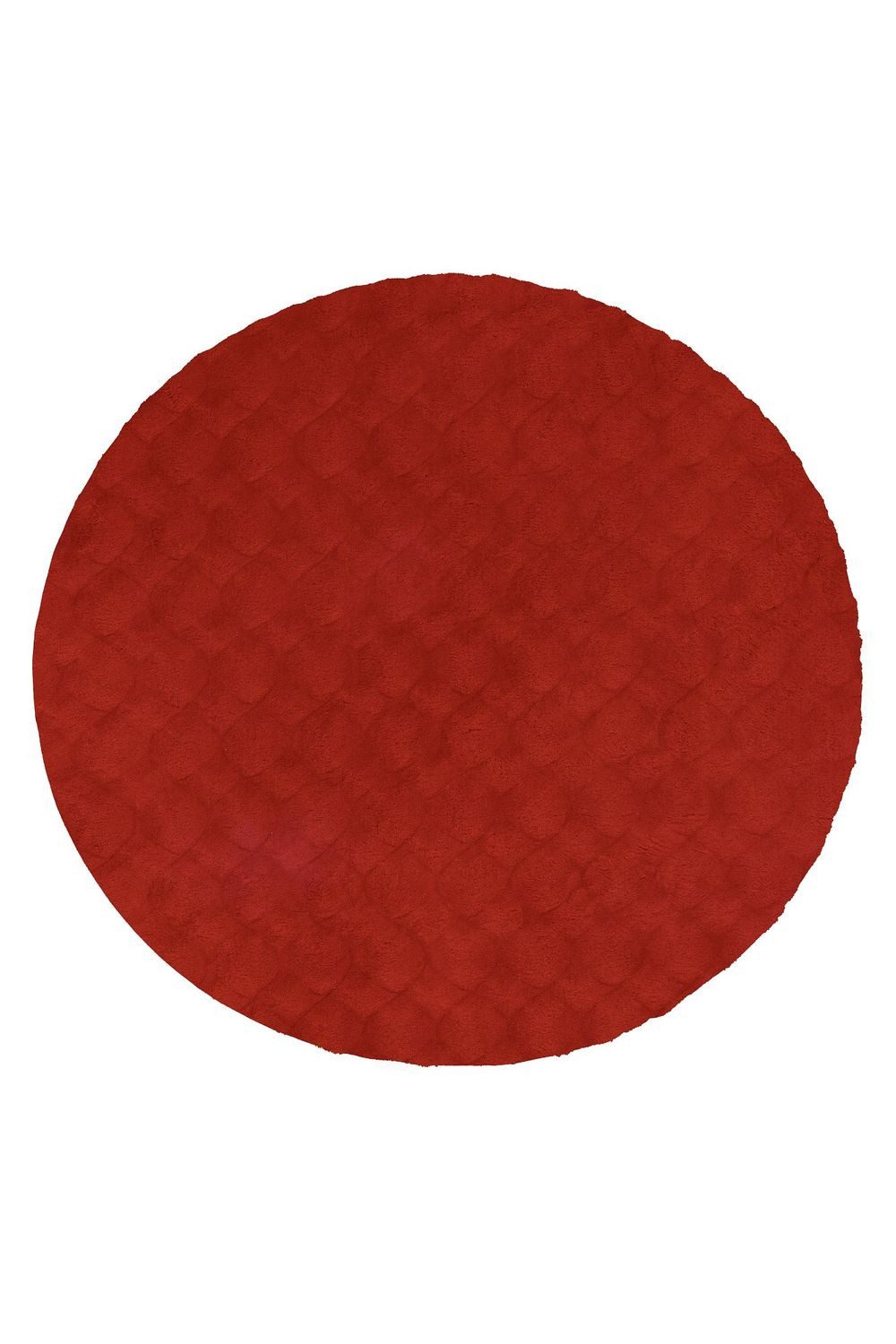 Teppich Boss Hochflor-Teppich Hochflor Teppich Rayanne Glow 825 - Rötlich, rund, Höhe: 27 mm
