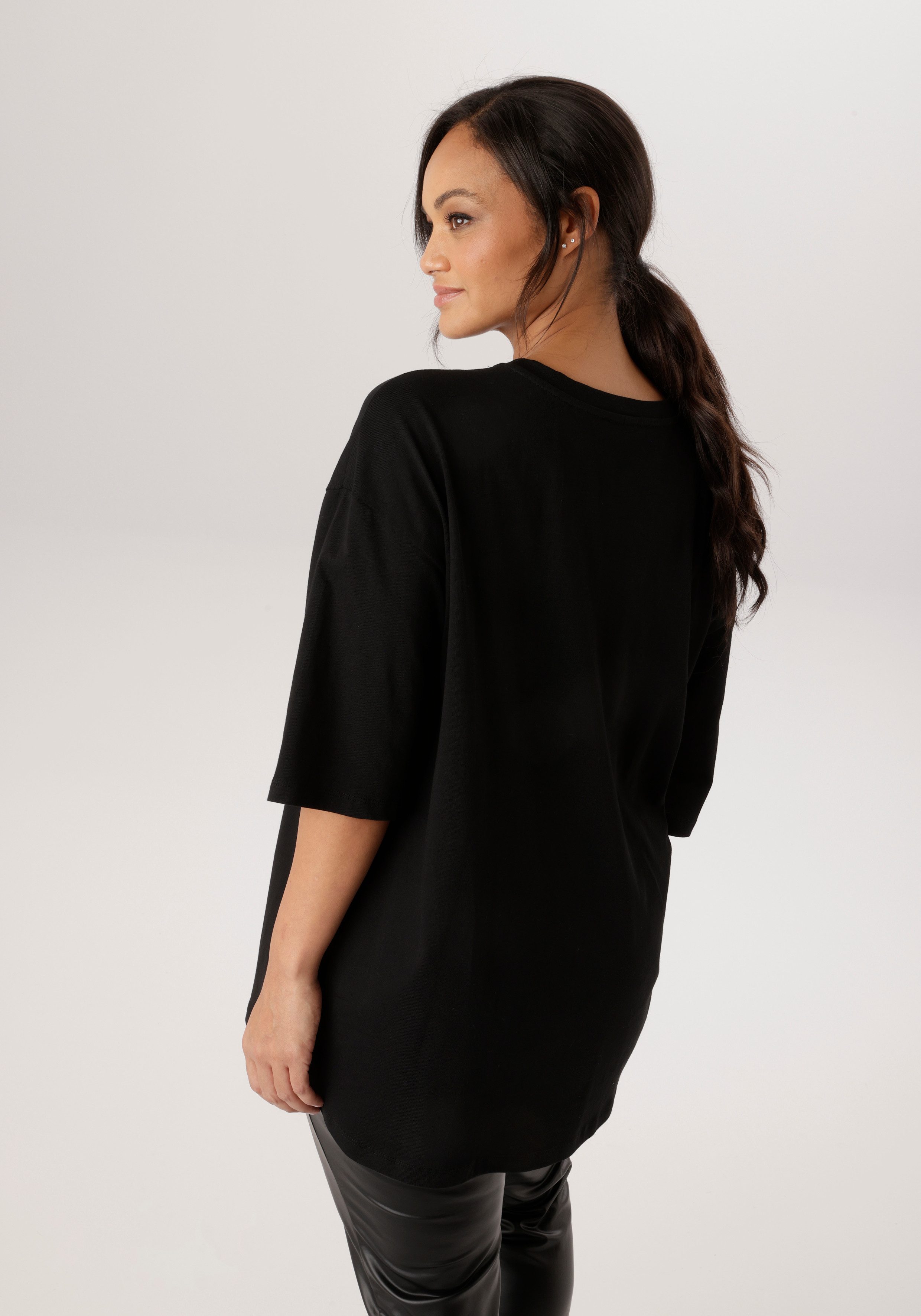 Aniston PLUS Kurzarmshirt günstig online kaufen