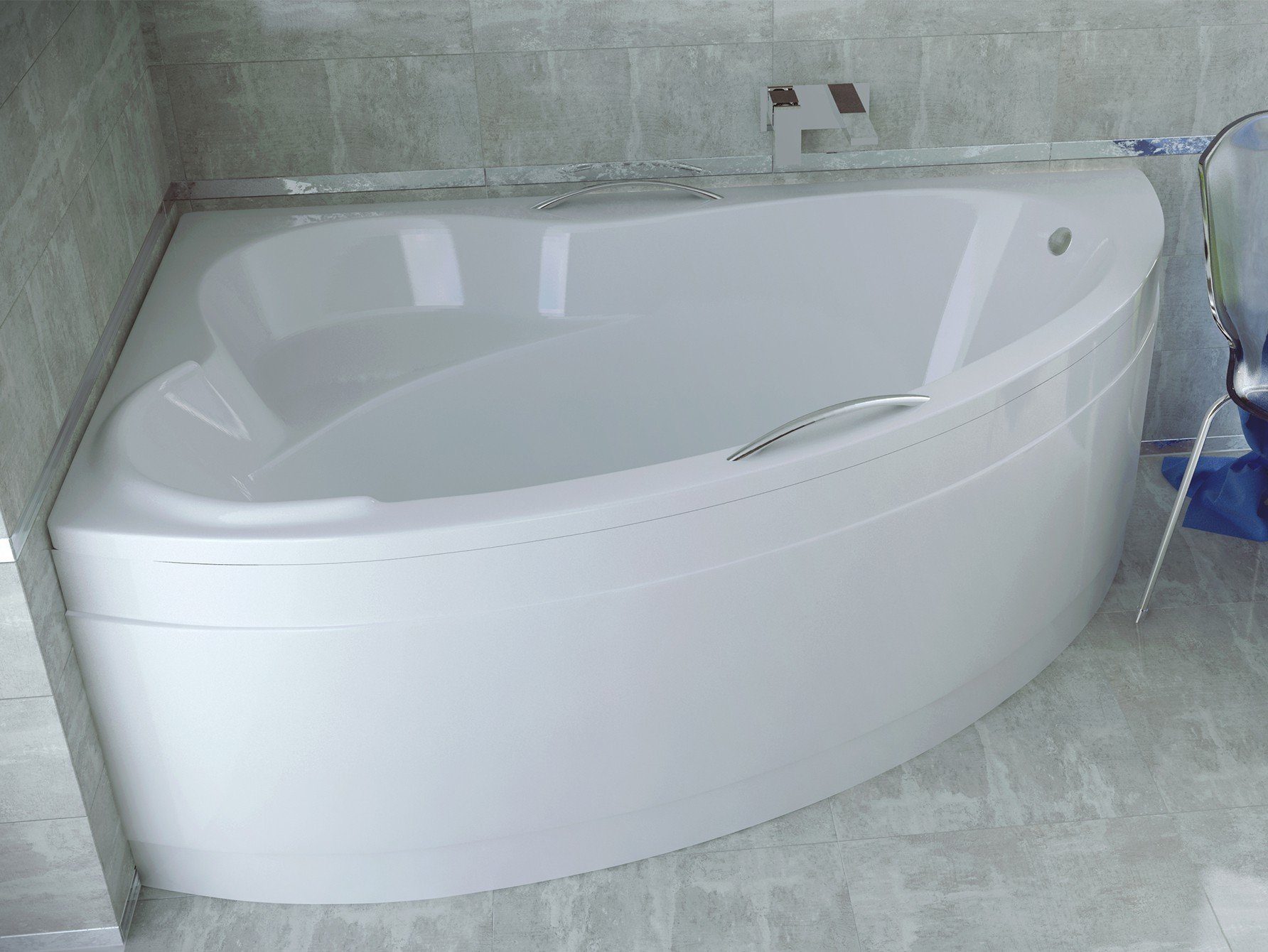KOLMAN Badewanne Eckbadewanne Ada 160x100, (Links/Rechts), günstig online kaufen