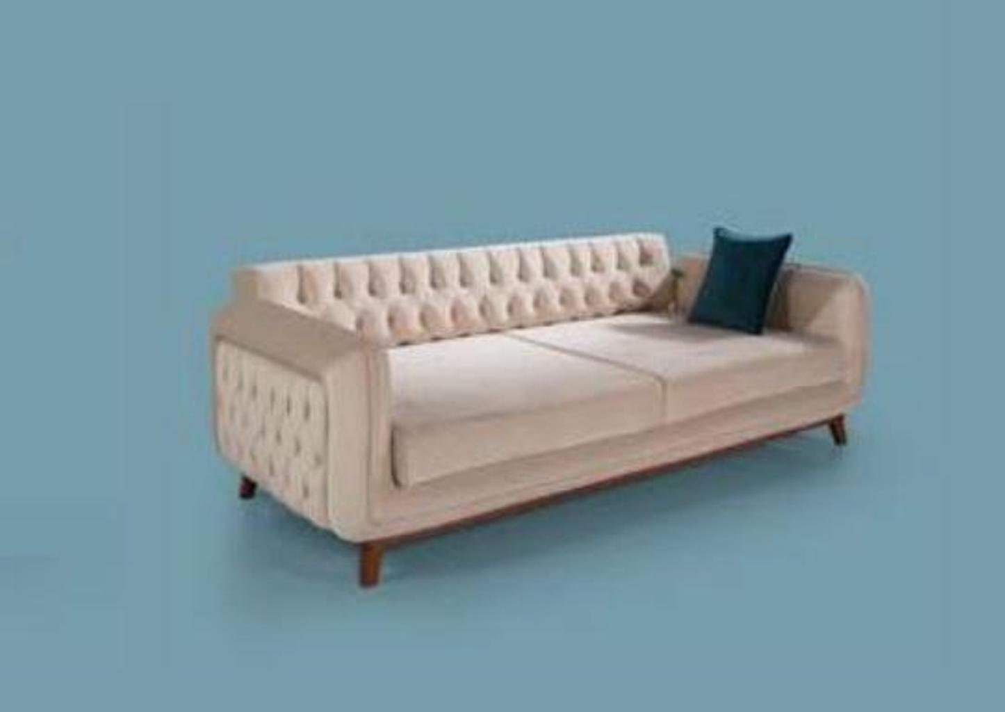 JVmoebel Sofa Dreisitzer Sofa Europe in Couch Gepolsterte 3 Stoffsofa, Made Sofas