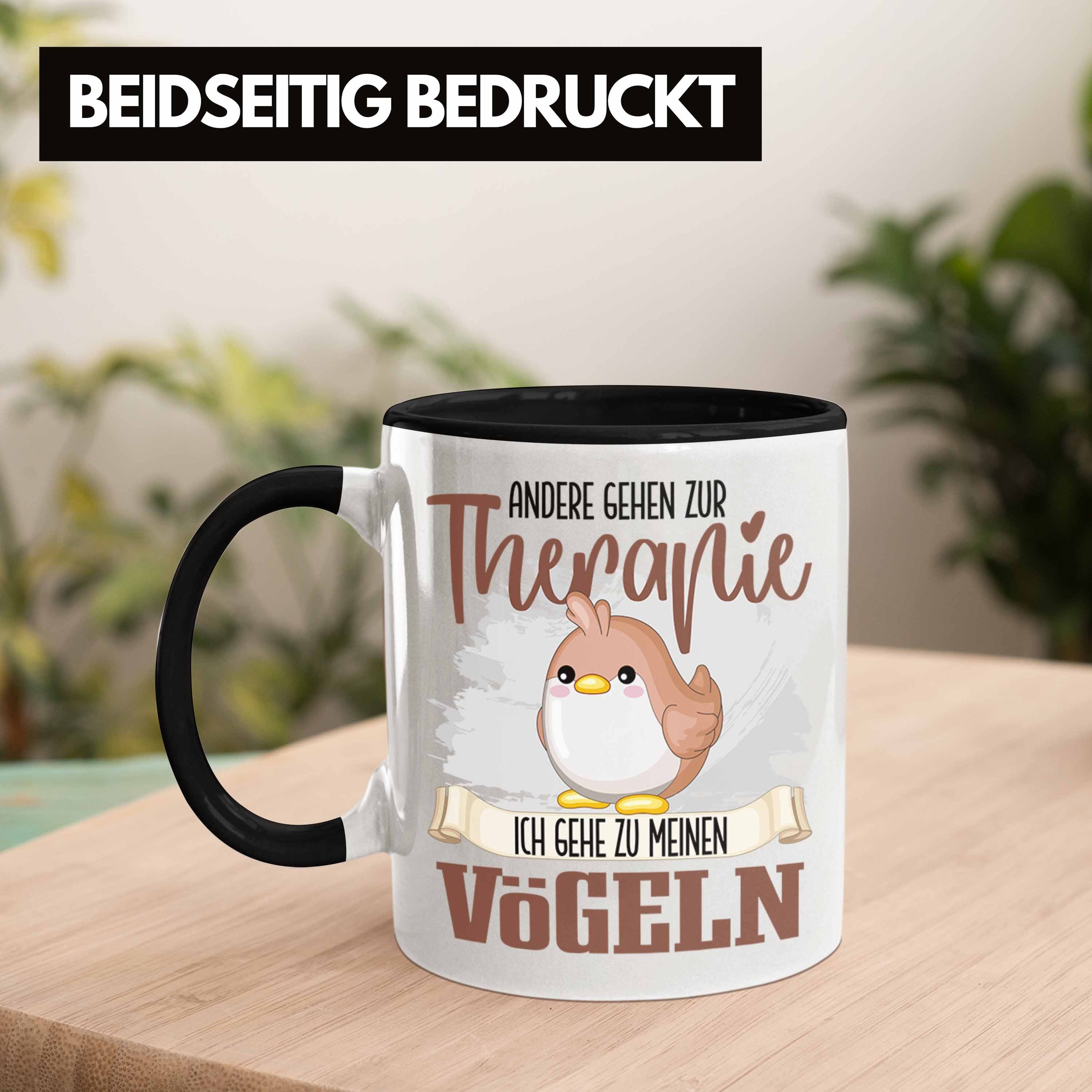 Züchter Besitzer Schwarz Vogel Geschenkidee Tasse Liebha Lustiger Tasse Spruch Vogel Trendation