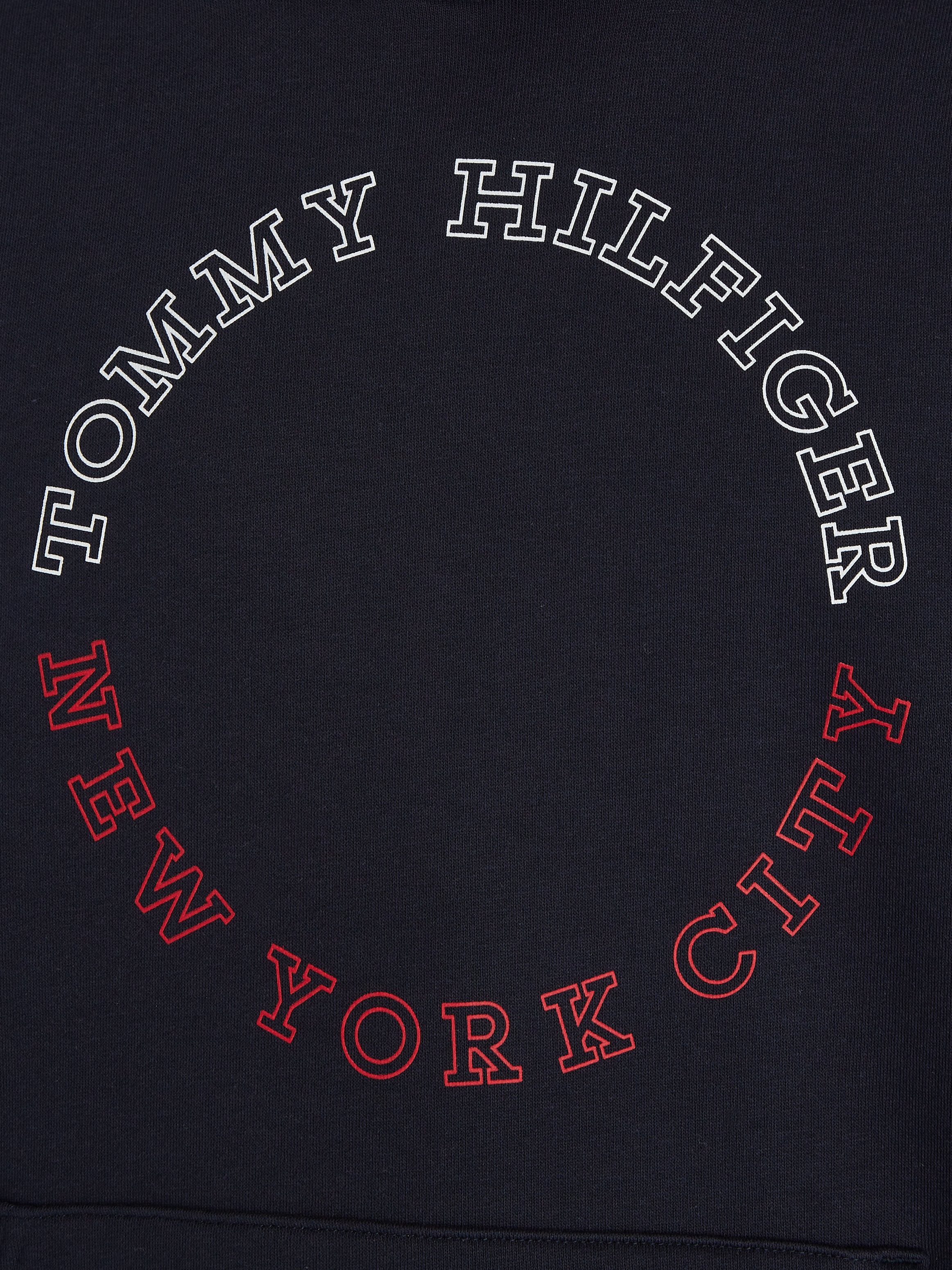 HOODY Tommy Hilfiger MONOTYPE desert Kapuzensweatshirt ROUNDALL sky