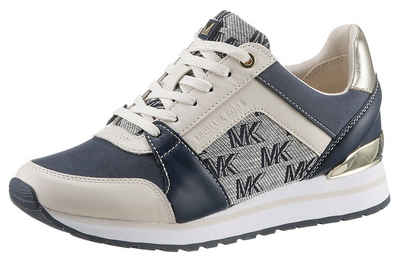 MICHAEL KORS BILLIE TRAINER Sneaker mit MK-Monogramm-Print, Freizeitschuh, Halbschuh, Schnürschuh