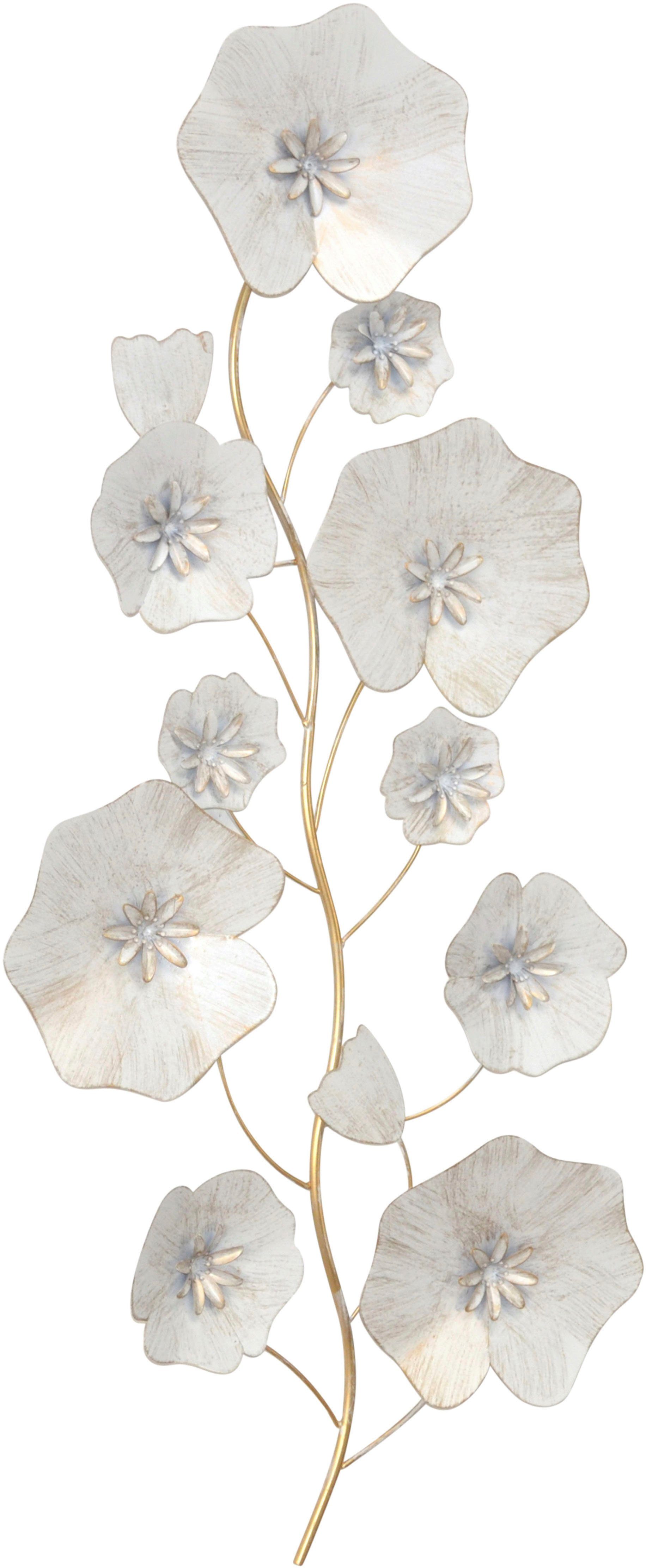 HOFMANN LIVING AND MORE Wanddekoobjekt Wanddekoration (1 St), aus Metall, 9 günstig online kaufen