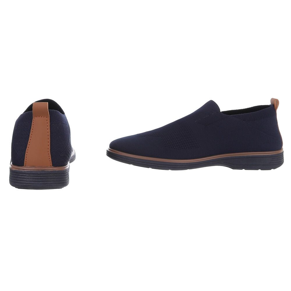 Coolwalk Hochwertige Slips-on Herrenschuhe für Freizeit und Alltag Slipper (89951927) Blockabsatz Slipper in Dunkelblau