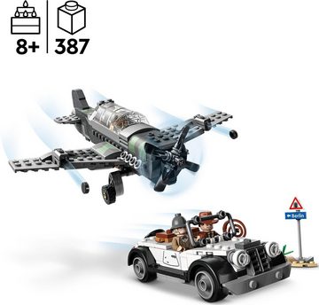 LEGO® Konstruktionsspielsteine Flucht vor dem Jagdflugzeug (77012), LEGO® Indiana Jones, (387 St), Made in Europe