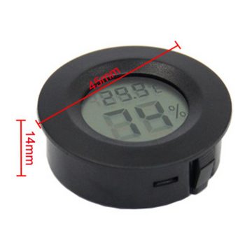 GelldG Raumthermometer LCD Digital Mini Thermometer Hygrometer