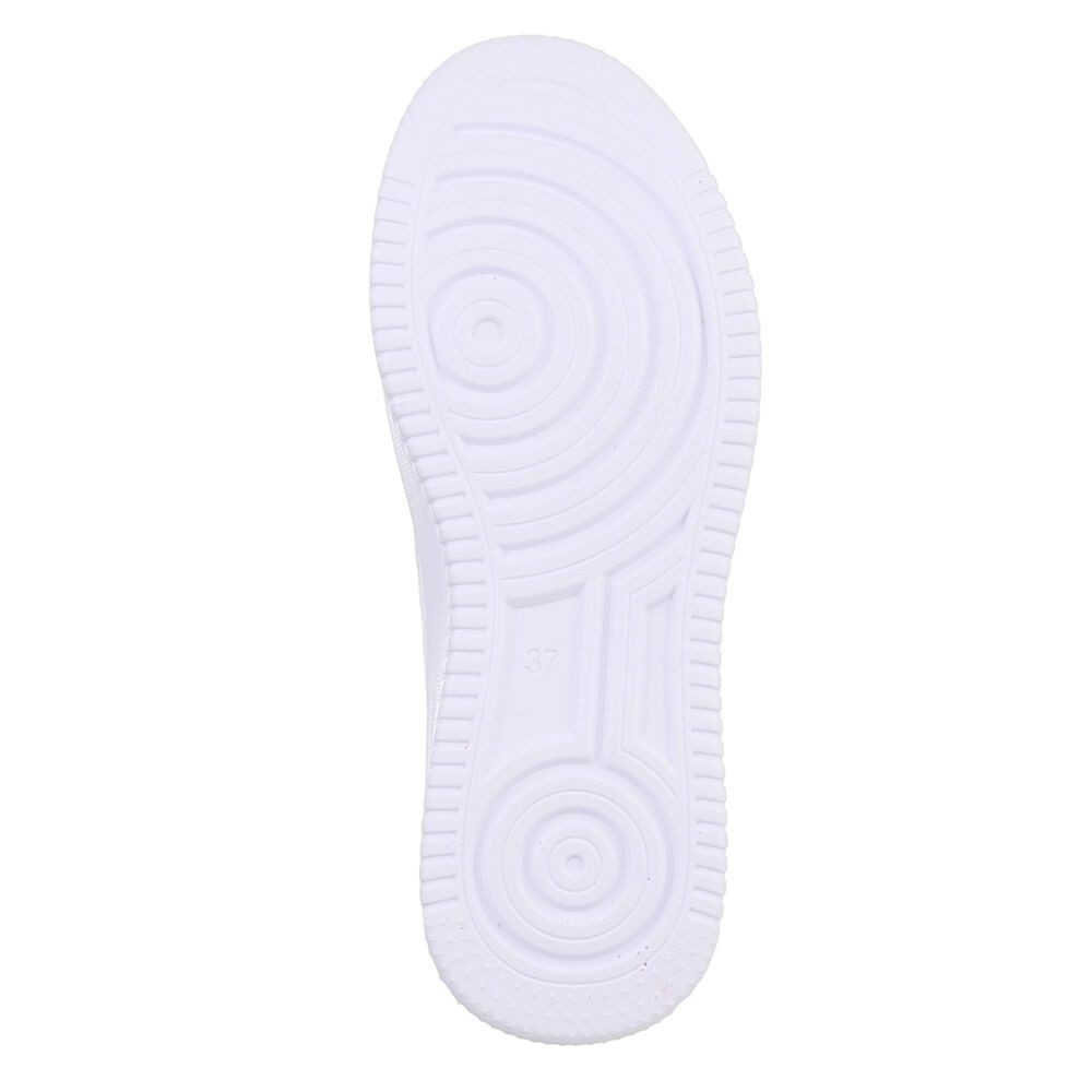 Ital-Design Damen Low-Top Freizeit Slipper (88843549) Flach Sneakers Low in Weiß