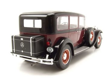 MCG Modellauto Mercedes Typ Nürburg 460/460 K (W08) 1928 dunkelrot schwarz Modellauto, Maßstab 1:18