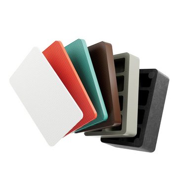 Silisto Unterlegplatte Unterlegplatten 40x60x1,5mm weiß 1000 Stück, 40 x 60 x 1,5 - 100 Stück