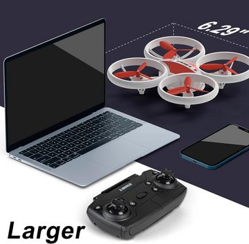 X-IMVNLEI für Anfänger, Ferngesteuertes Quadrocopter Flugzeug Spielzeug Drohne (mit Bunte LED-Licht, 3D Flips, One Key Start/Landen, Headless Modus)