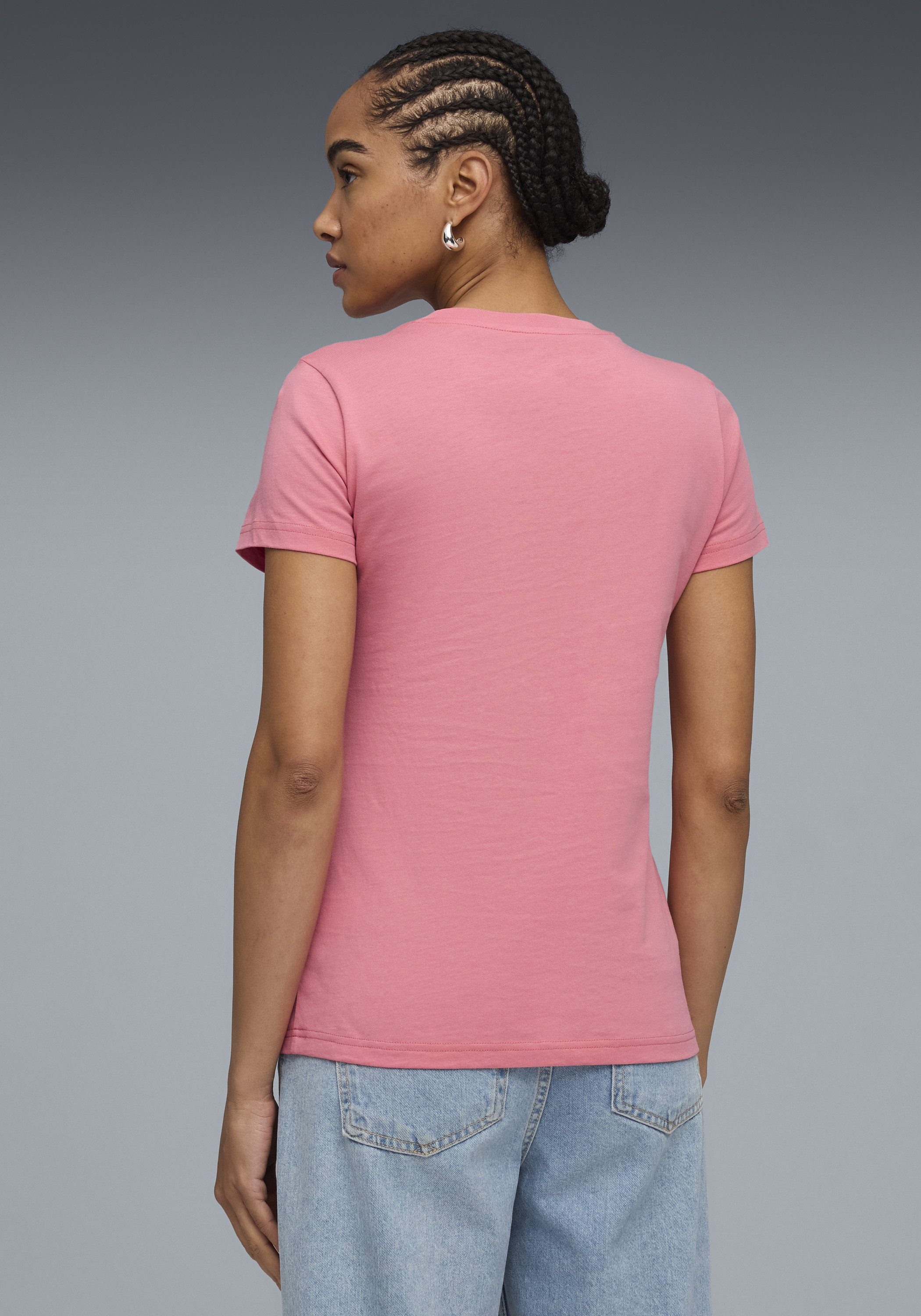 PUMA T-Shirt ESS NO. 1 LOGO TEE (S) Regular Fit, Kurzarm, Rundhalsausschnitt