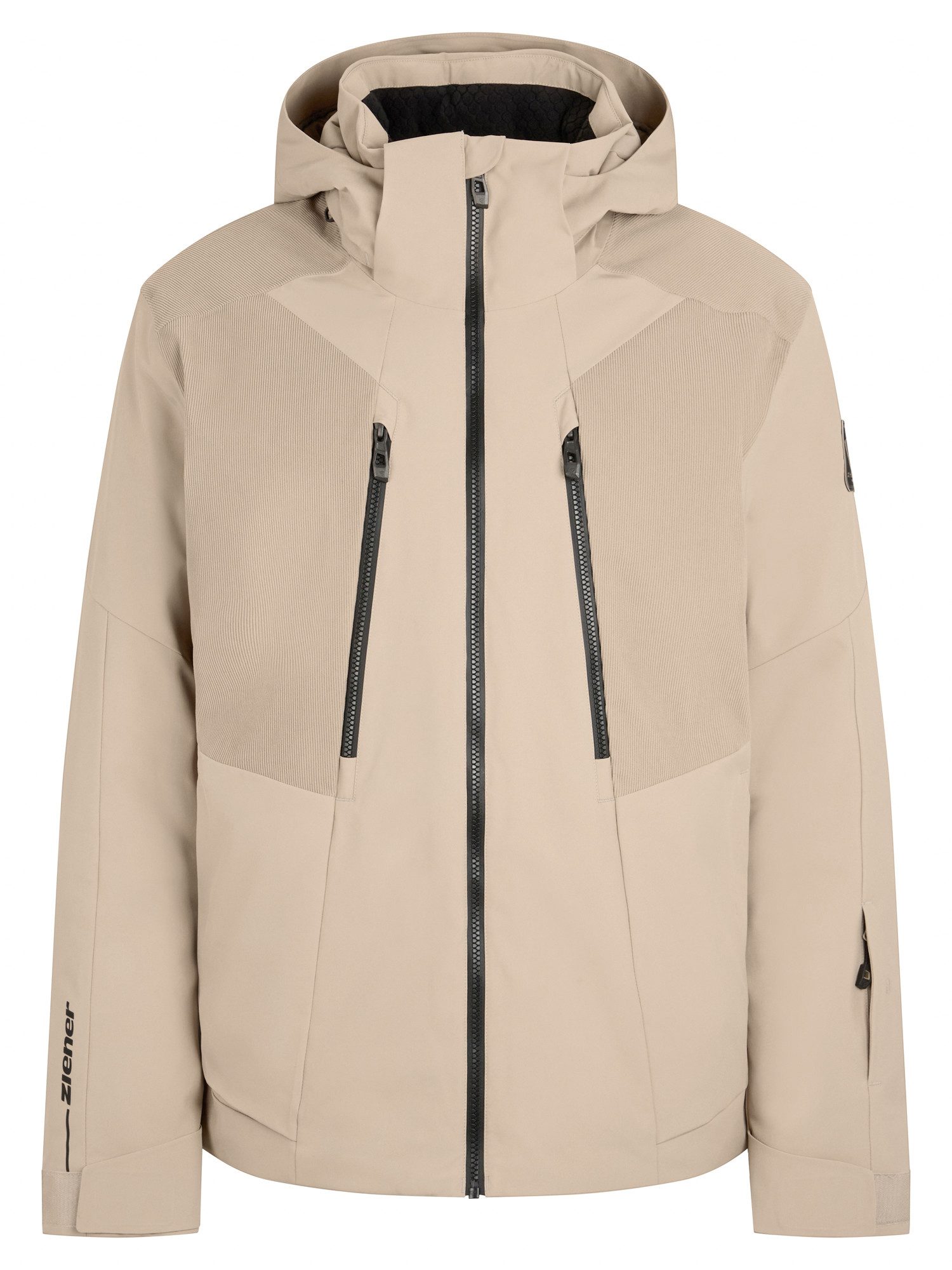 Ziener Skijacke TISCON-Z AQUASHIELD® HERREN wasserdicht, winddicht, atmungsaktiv, elastisch, Kapuze
