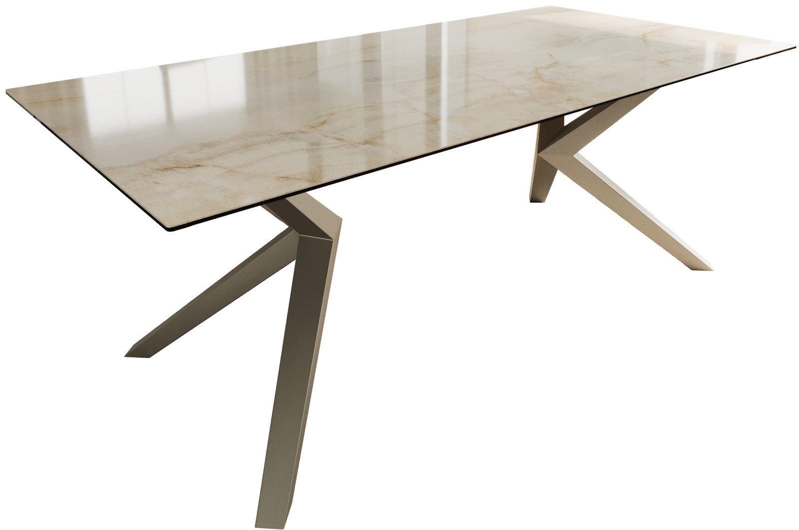 DELIFE Esstisch Edge, Keramik Laminam® Onice günstig online kaufen