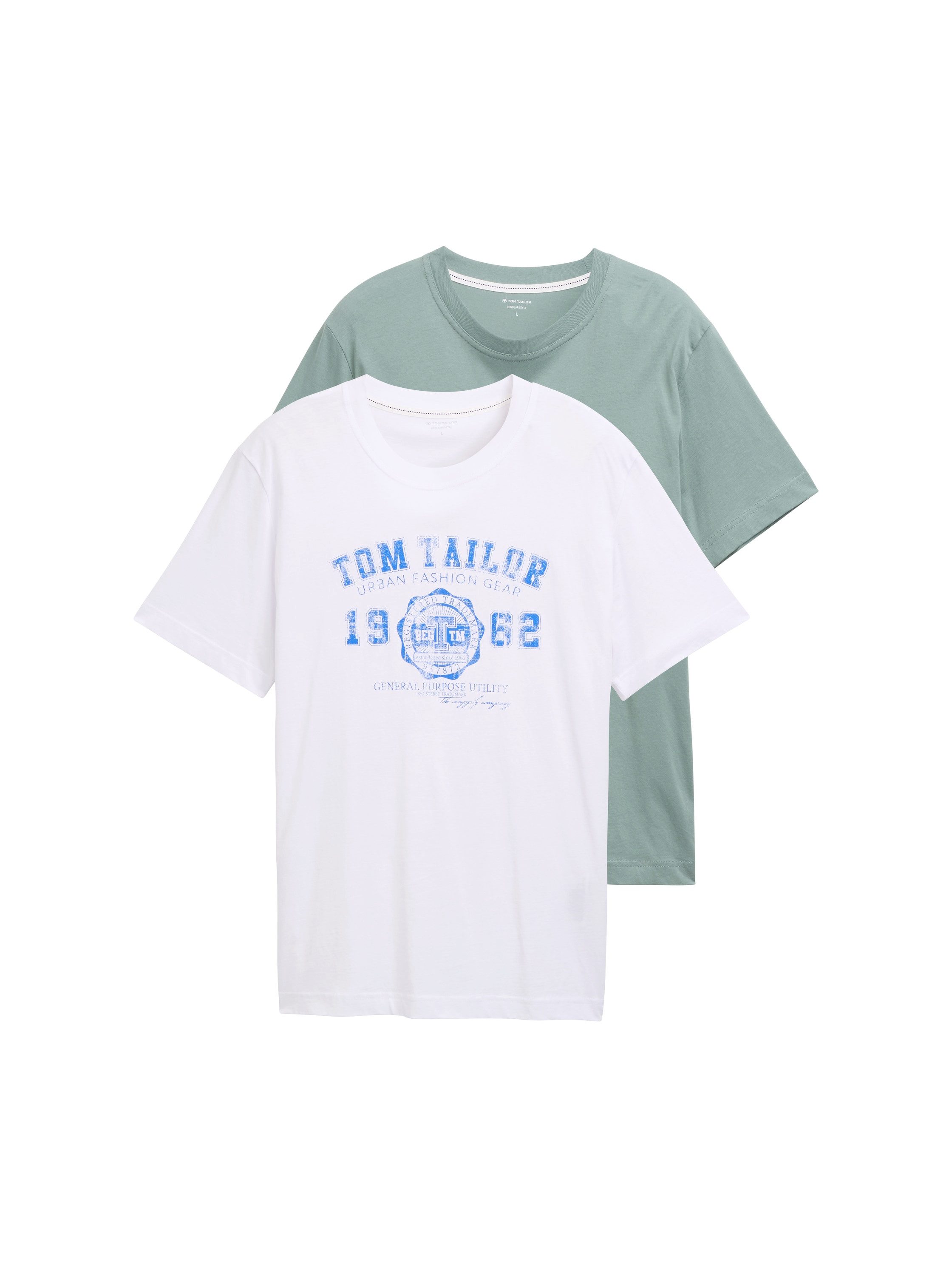 TOM TAILOR T-Shirt (Packung, 2-tlg) mit günstig online kaufen