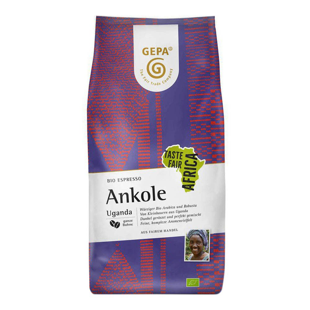 GEPA Kaffeeersatz Taste Fair Africa Ankole - Espresso ganze Bohne 1kg
