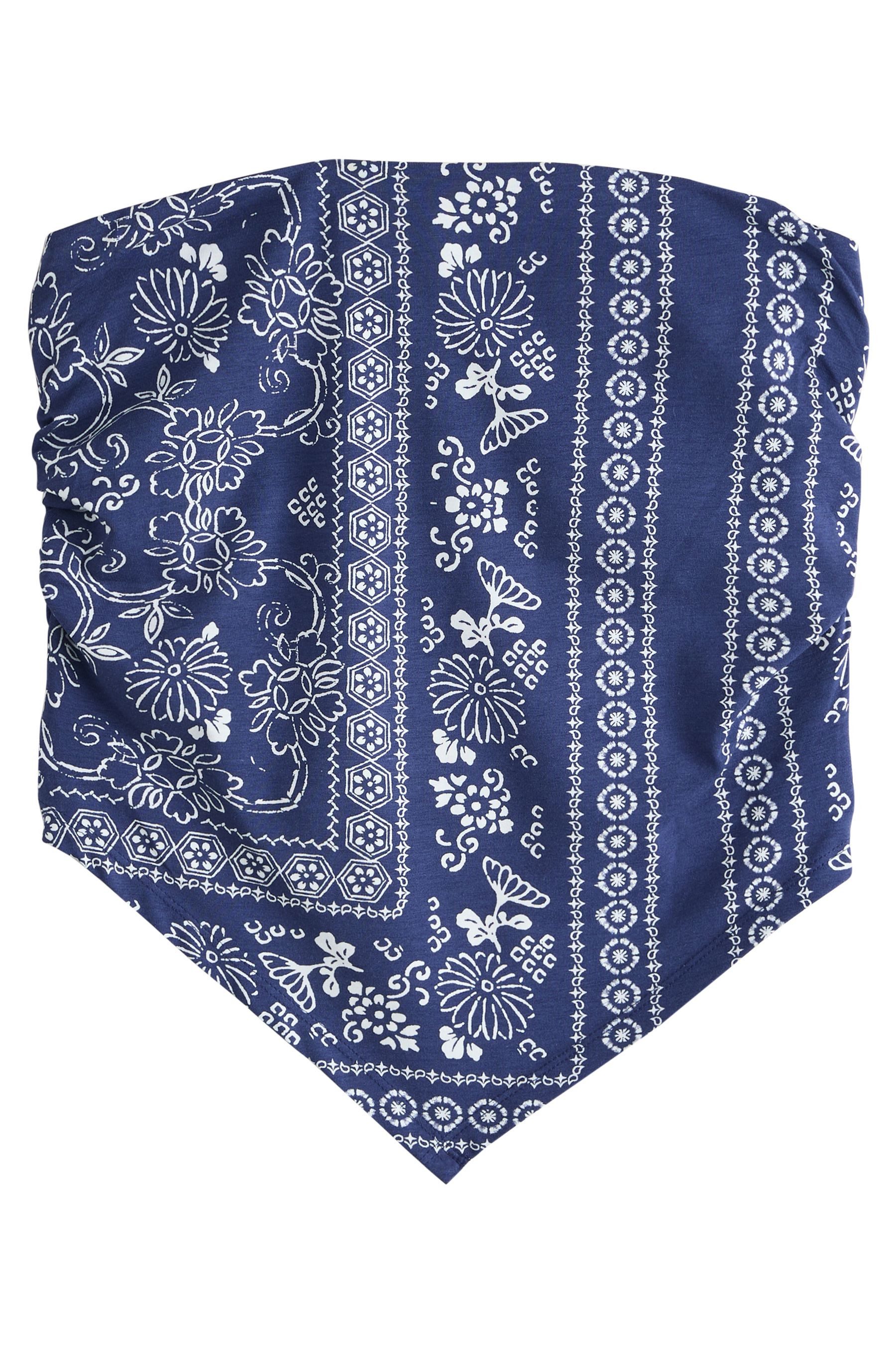 Next Bandeautop Bandeau-Schlauch-Top mit Schal (1-tlg)