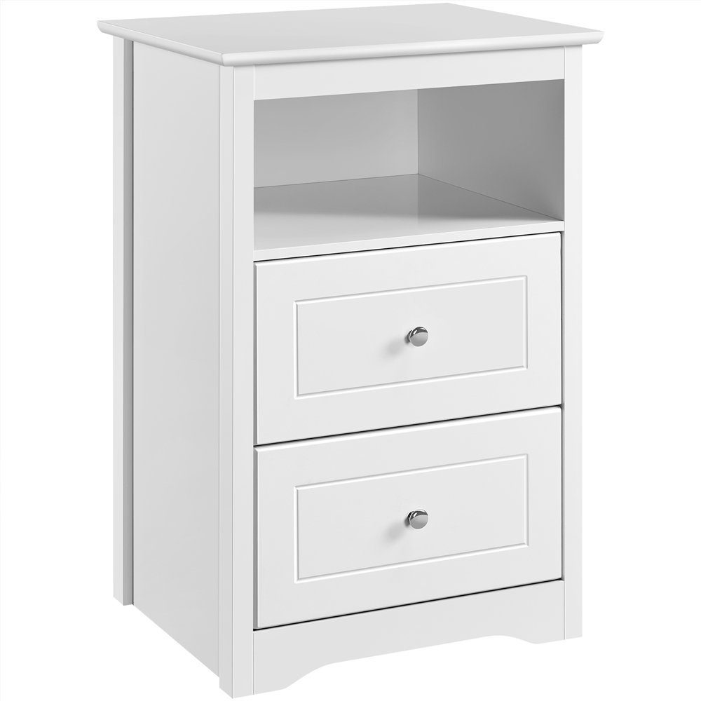 Yaheetech Nachttisch, Beistelltisch mit 2 Schubladen und 1 Ablagefach, 48 × günstig online kaufen