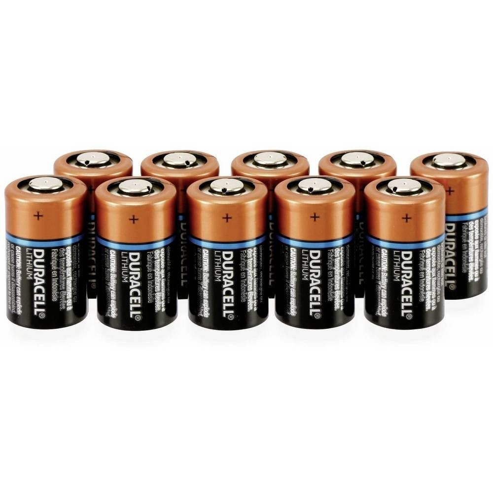 Duracell Foto-Lithium-Batterie CR 2, 10er BCR2DMULTI10 Fotobatterie