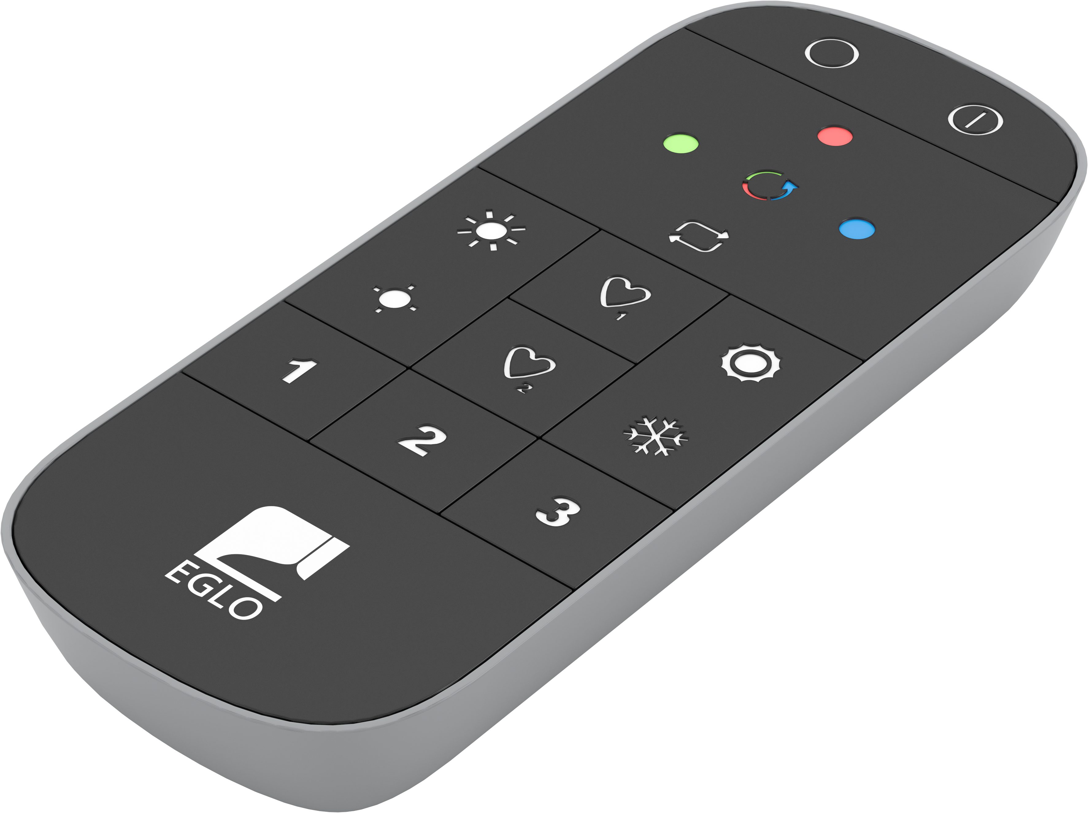 EGLO CONNECT Z REMOTE Fernbedienung, Zubehör, ZigBee 3.0, batteriebetrieben Smart-Home-Fernbedienung (Inkl. Wandhalterung und Batterie, 12,2x5,4x1,8 cm, steuerbar über 15m)