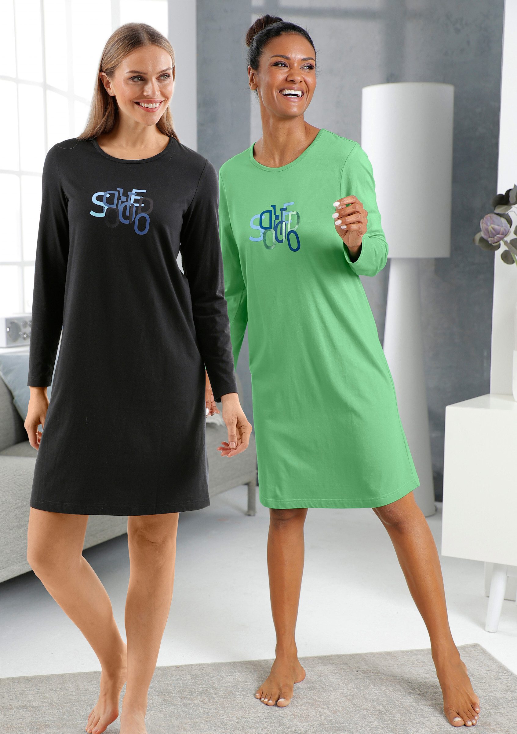 Sleepshirt Sleepshirts Langarm
