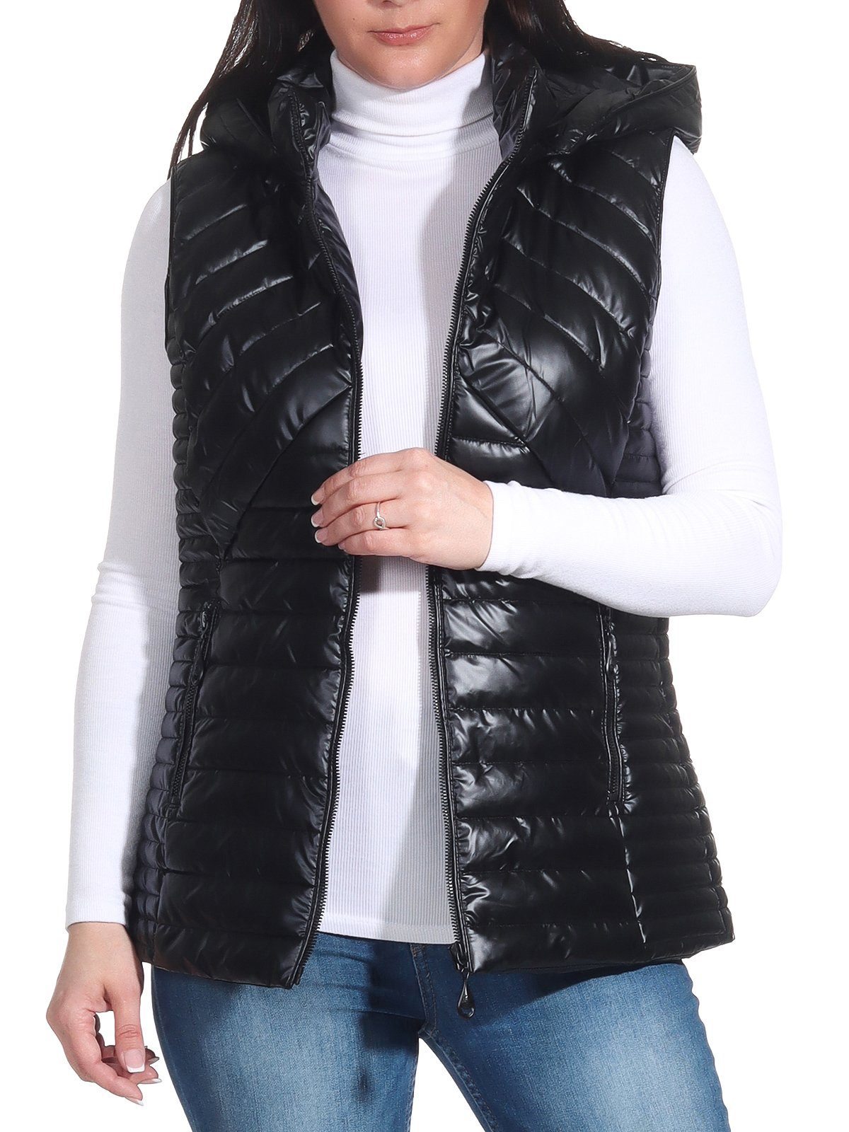 Aurela Damenmode Steppweste Damen Steppweste modische günstig online kaufen