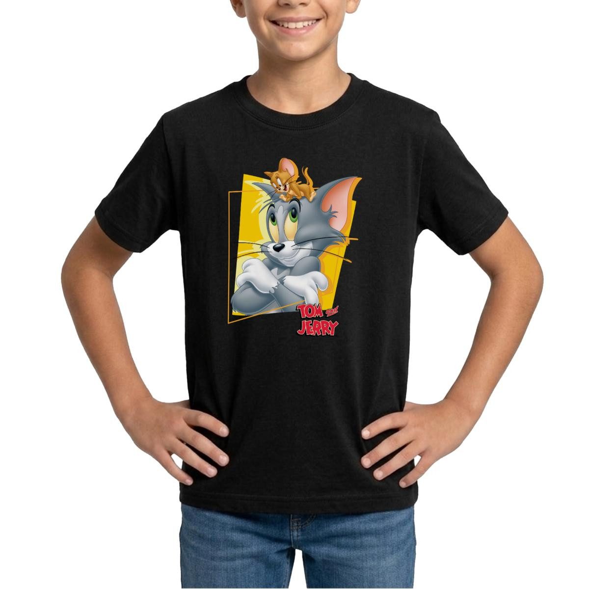T-Shirt Tom Und Jerry Portrait Teenager T-Shirt