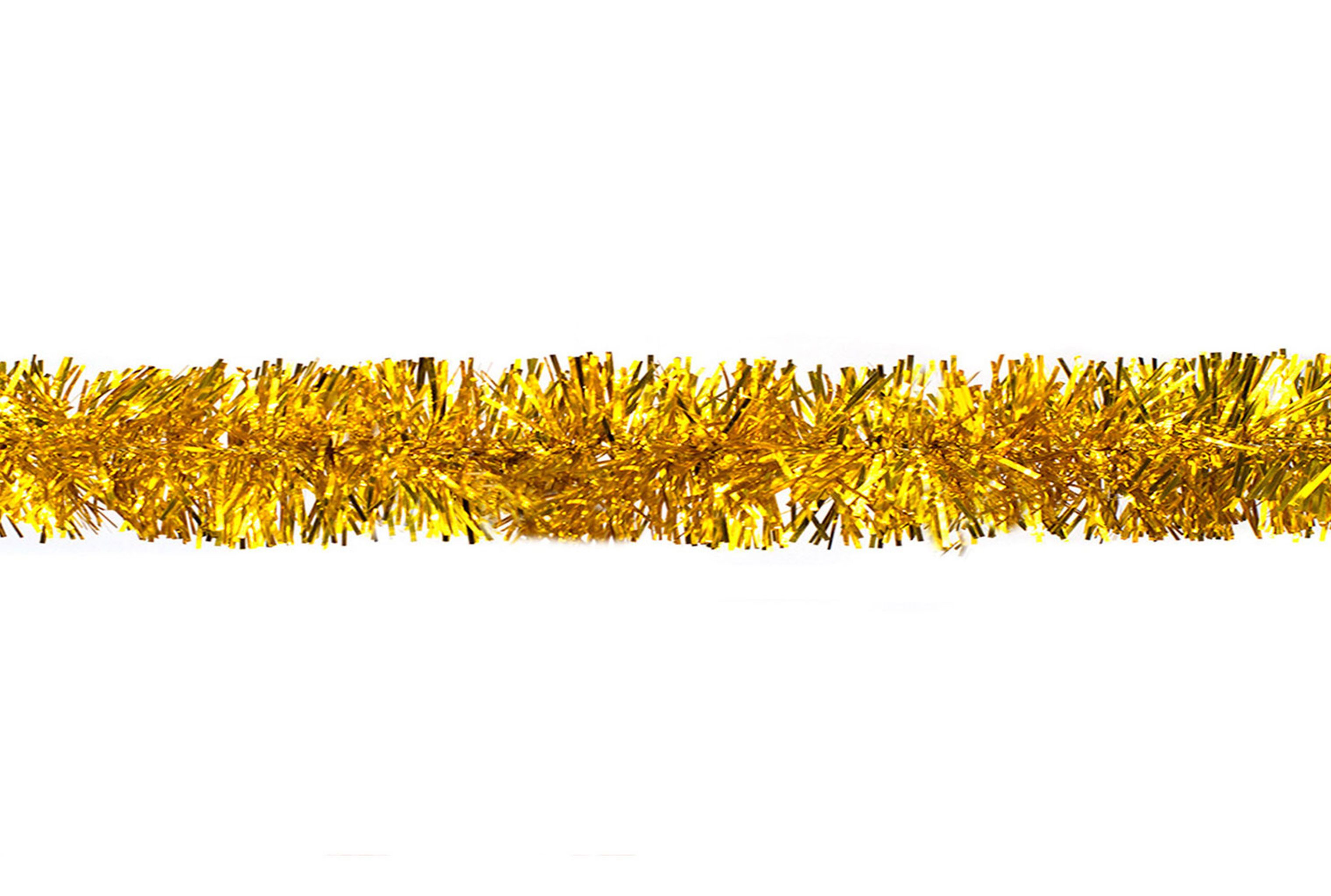 Creativery Гірлянда декоративна, Weihnachtsgirlande Lametta 2cm x 3m Gold