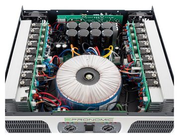 Pronomic TL-700 Endstufe Verstärker (Anzahl Kanäle: 2, 3200 W, Stereo-Leistungsverstärker mit 2x 1600 Watt an 2 Ohm)