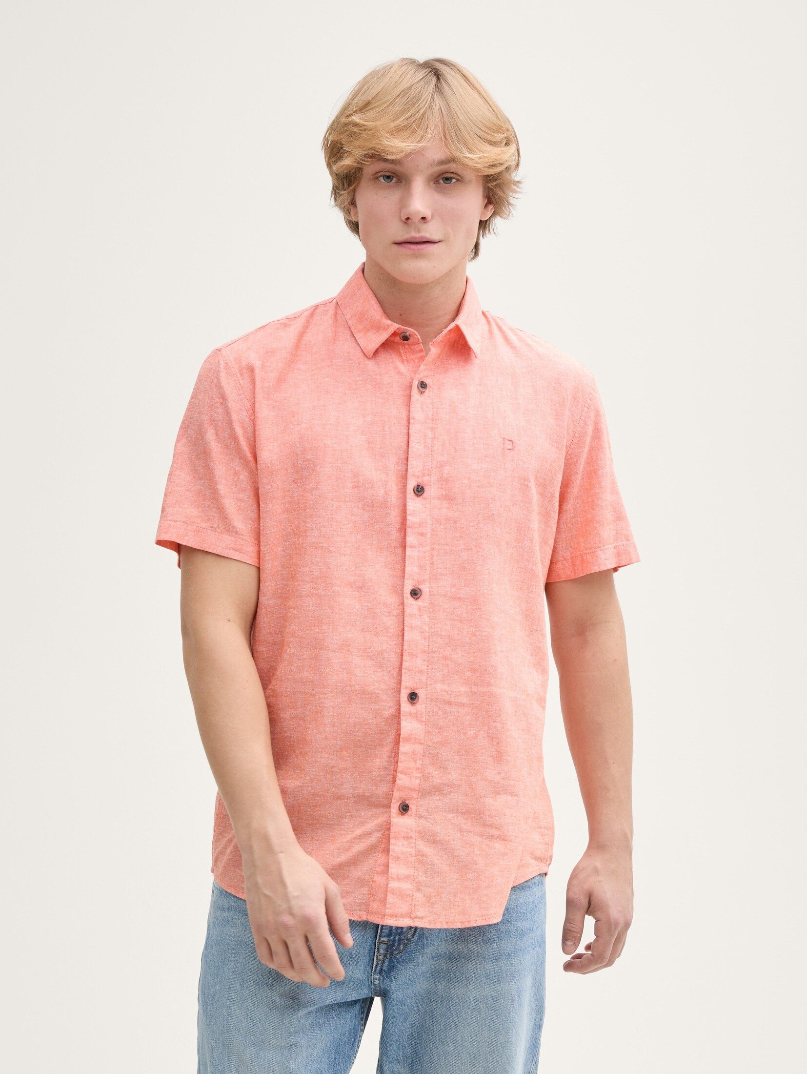 TOM TAILOR Denim Kurzarmhemd Regular Fit günstig online kaufen