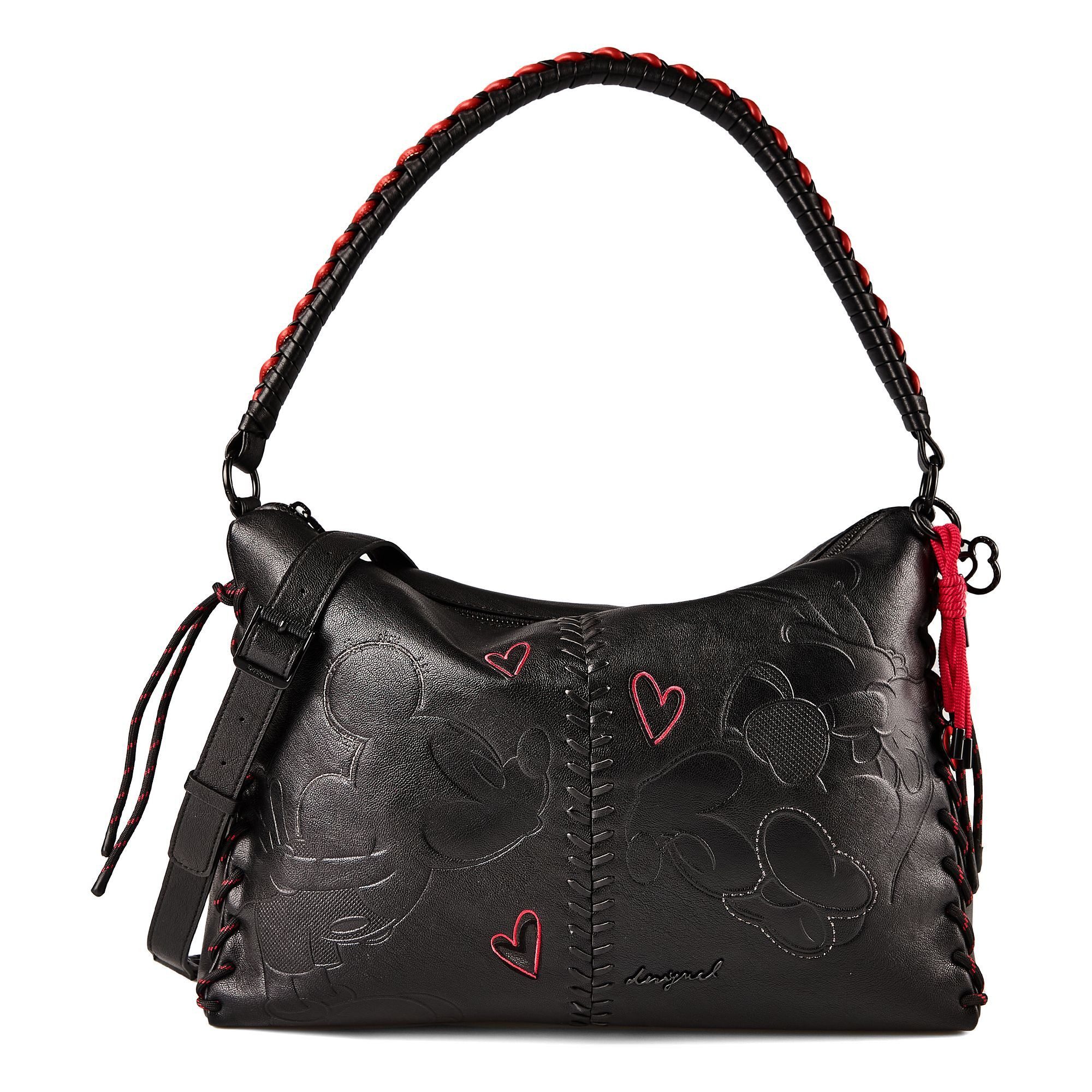Desigual Schultertasche All Mickey, Polyurethan